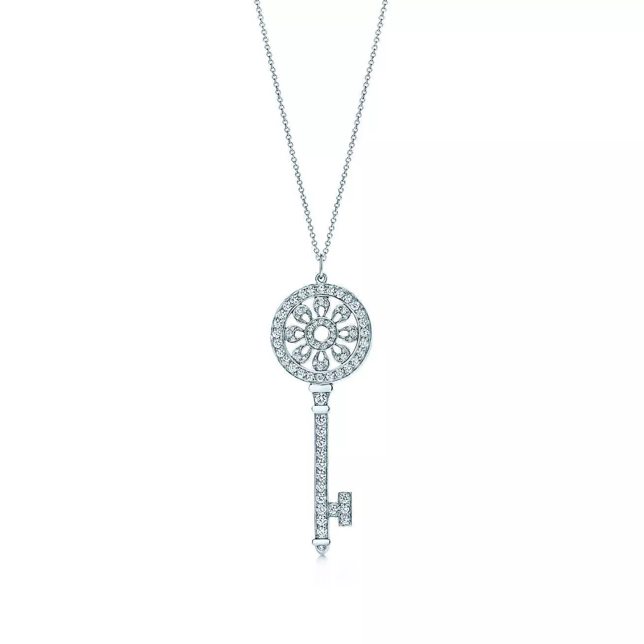 Tk-007 key necklace with diamonds 3D print model_0