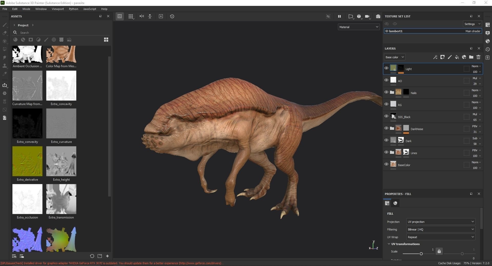 Parasite Family Sio Low-poly 3D model_4
