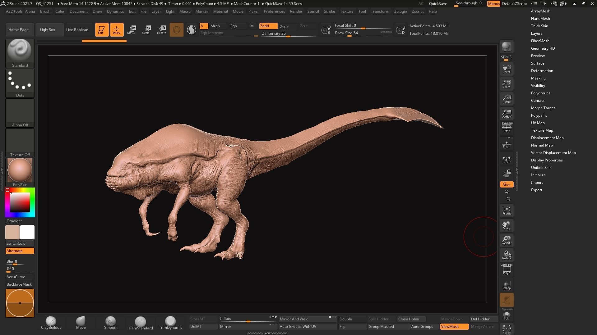 Parasite Family Sio Low-poly 3D model_5