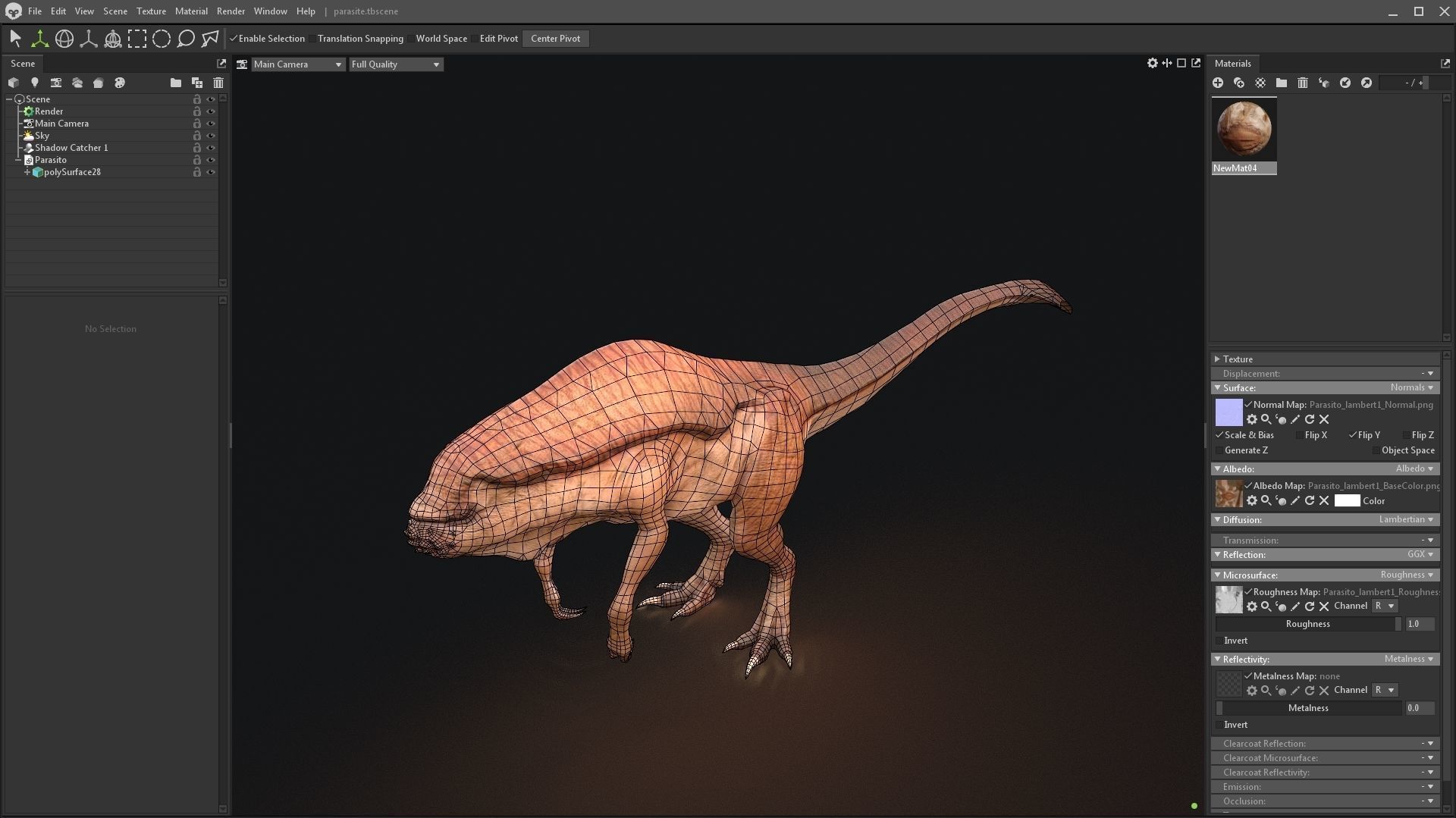 Parasite Family Sio Low-poly 3D model_2
