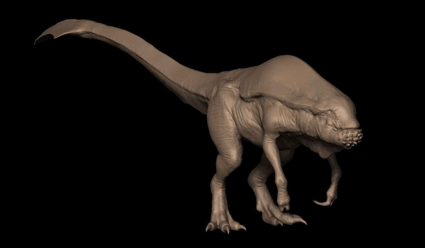 Parasite Family Sio Low-poly 3D model_7