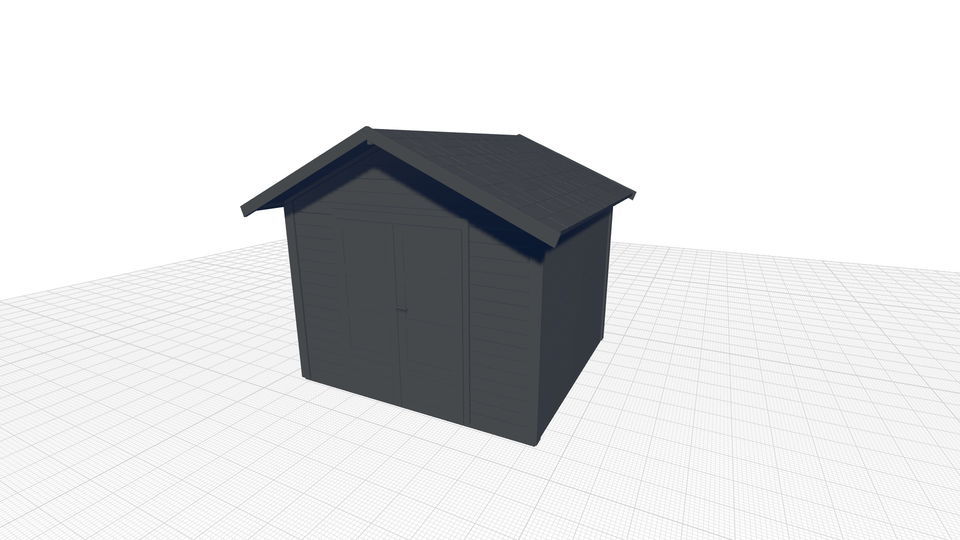 Garden Shed 3D model_4