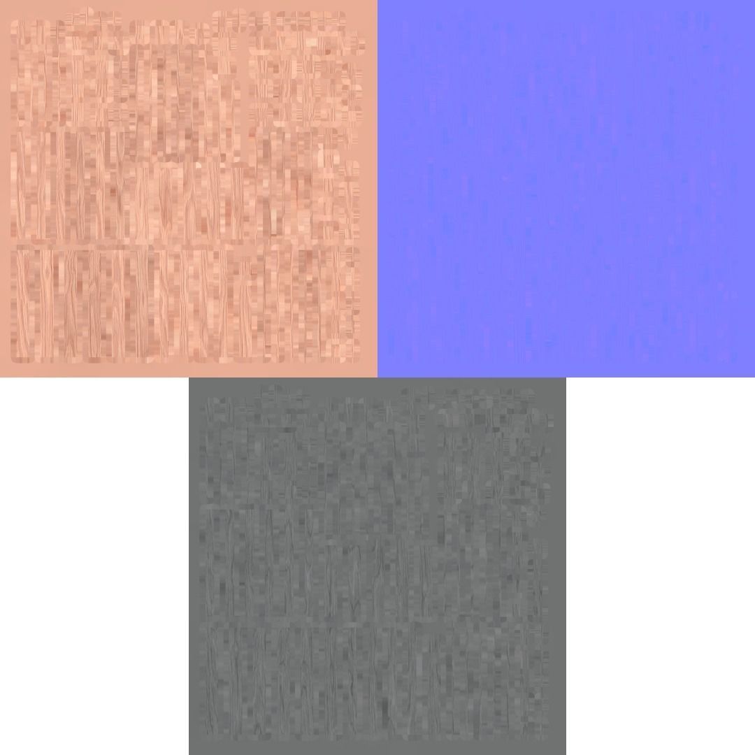 Wooden Pallet Free low-poly 3D model_3