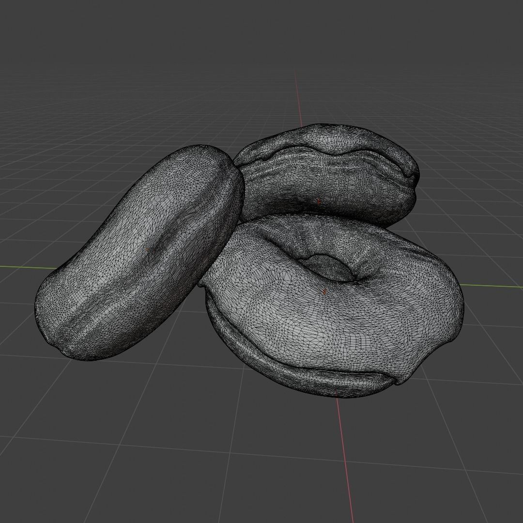A highly polygonal donut model 3D model_5