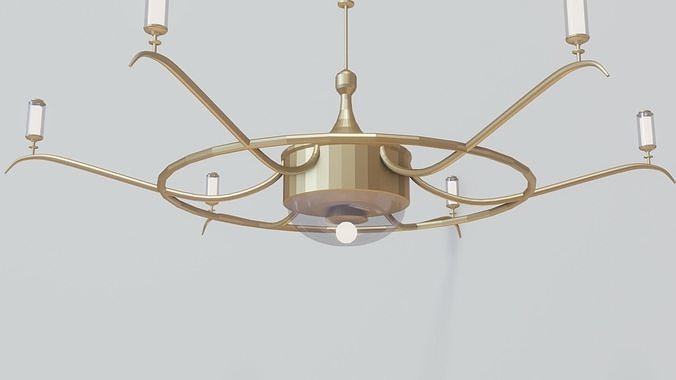Bespoke Chandelier Free 3D model