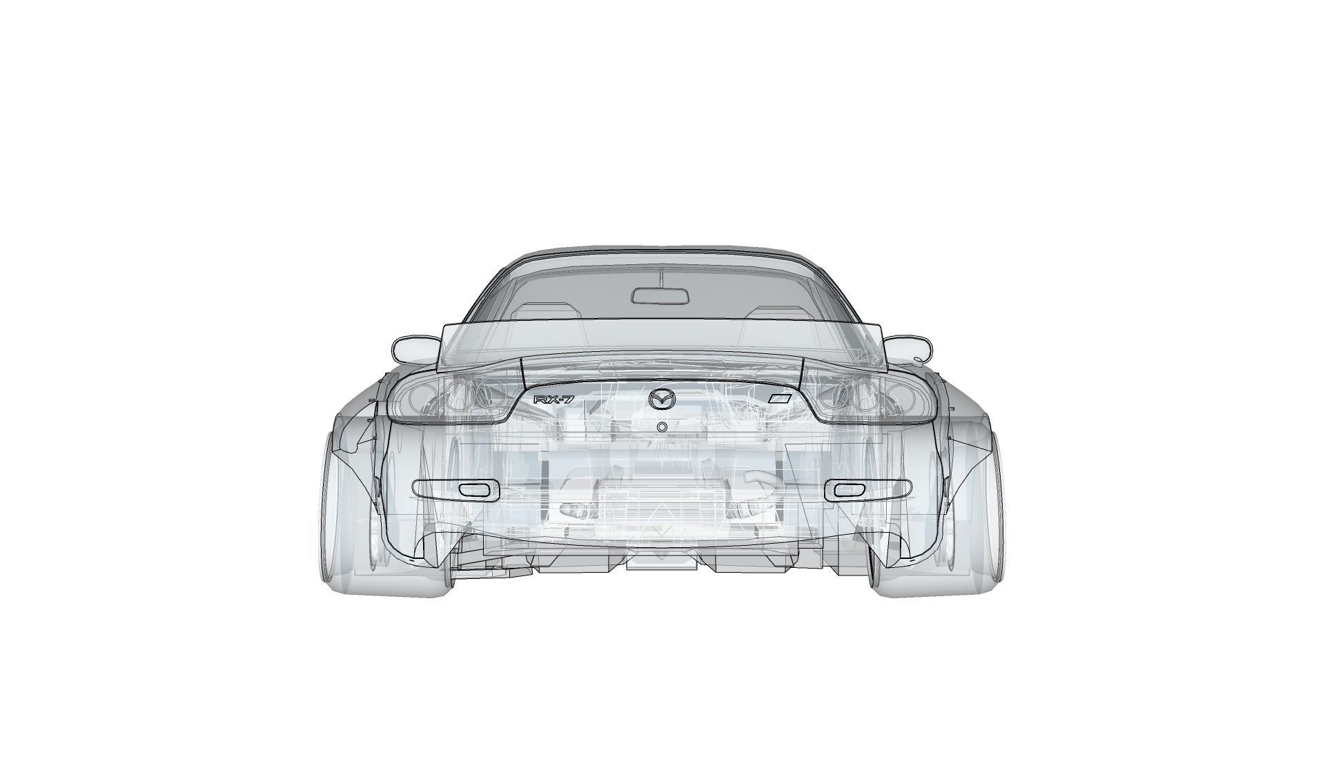 MAZDA RX 7 Free 3D model_10