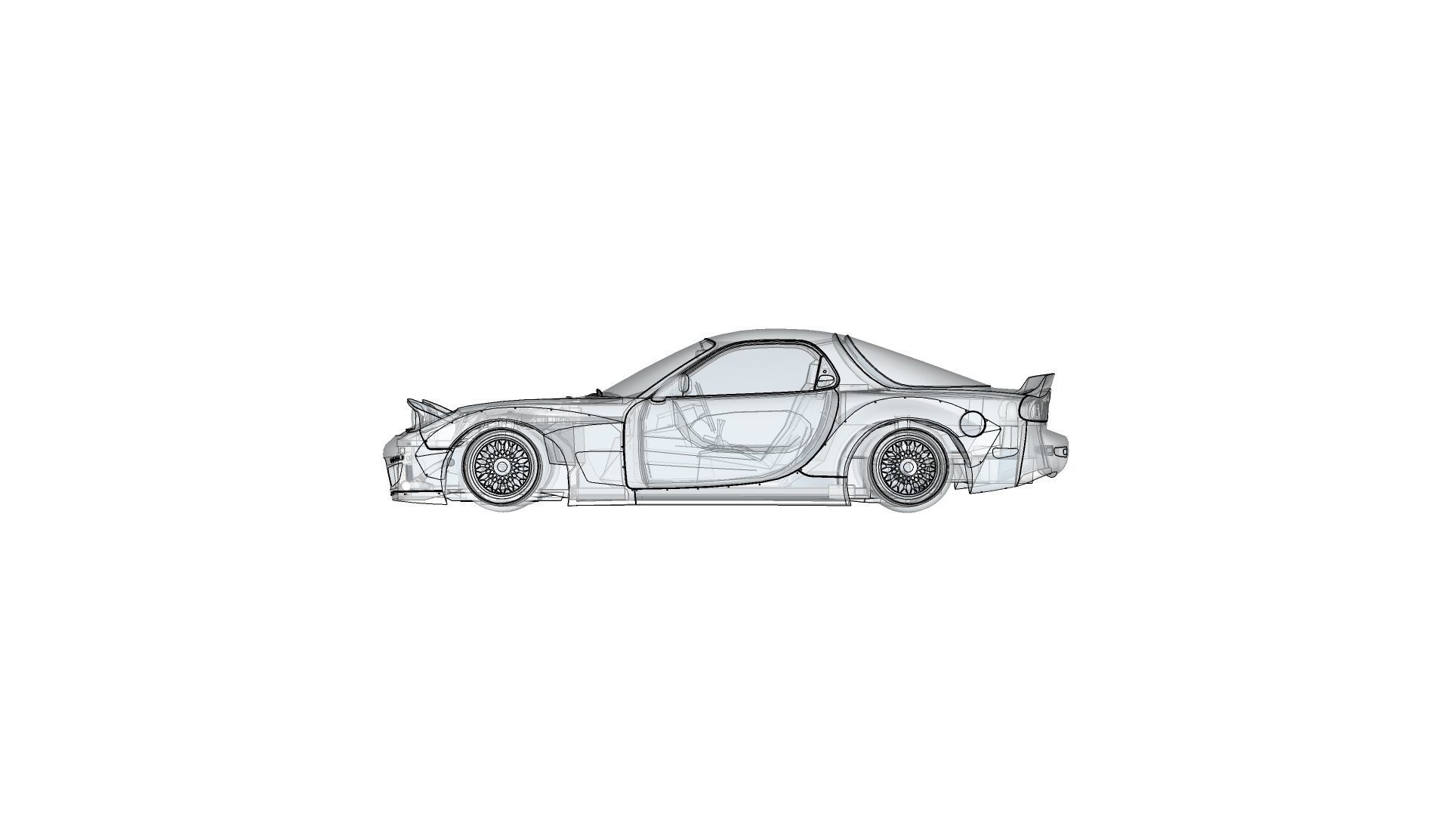 MAZDA RX 7 Free 3D model_9