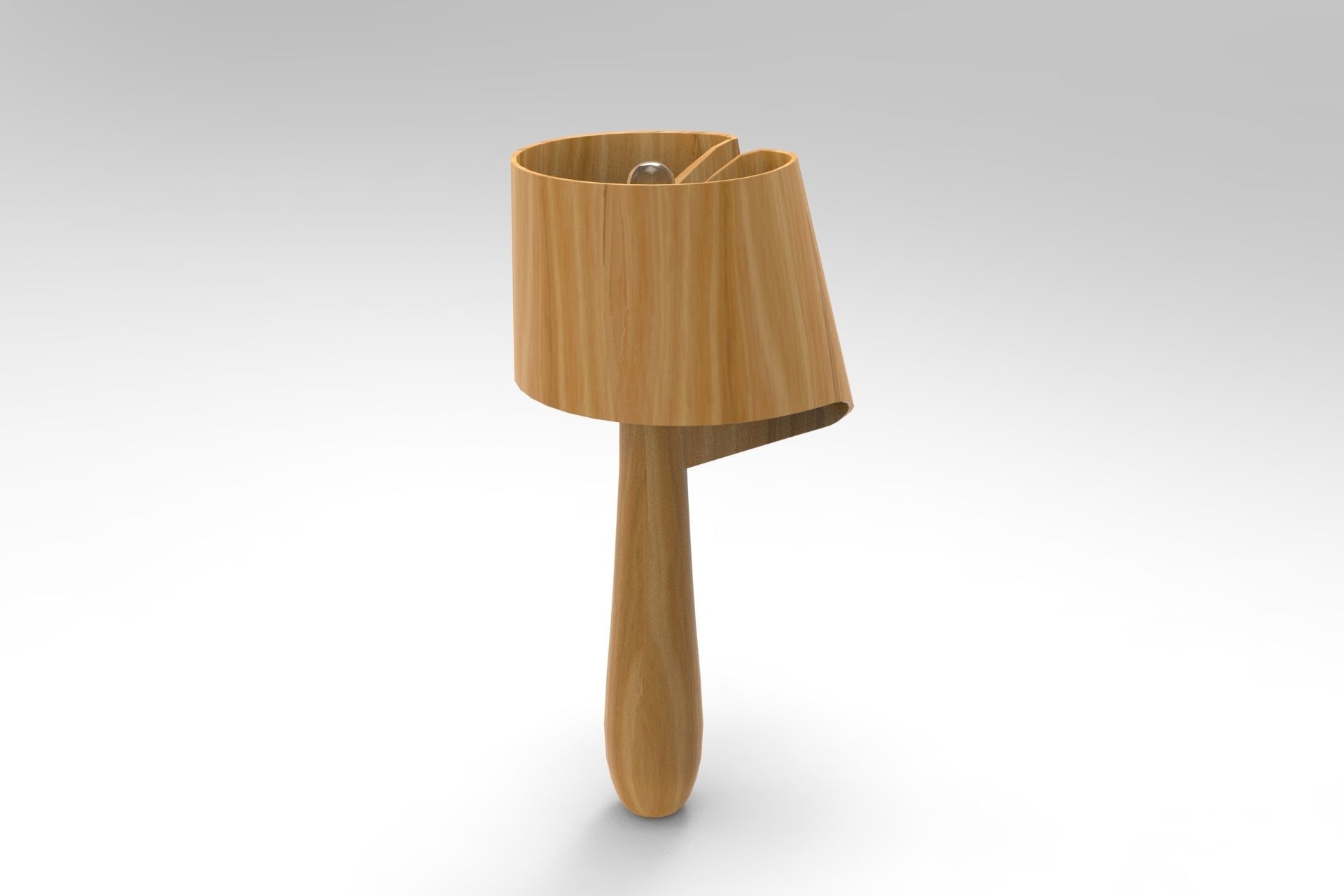 Air A Wall Light Low-poly 3D model_1