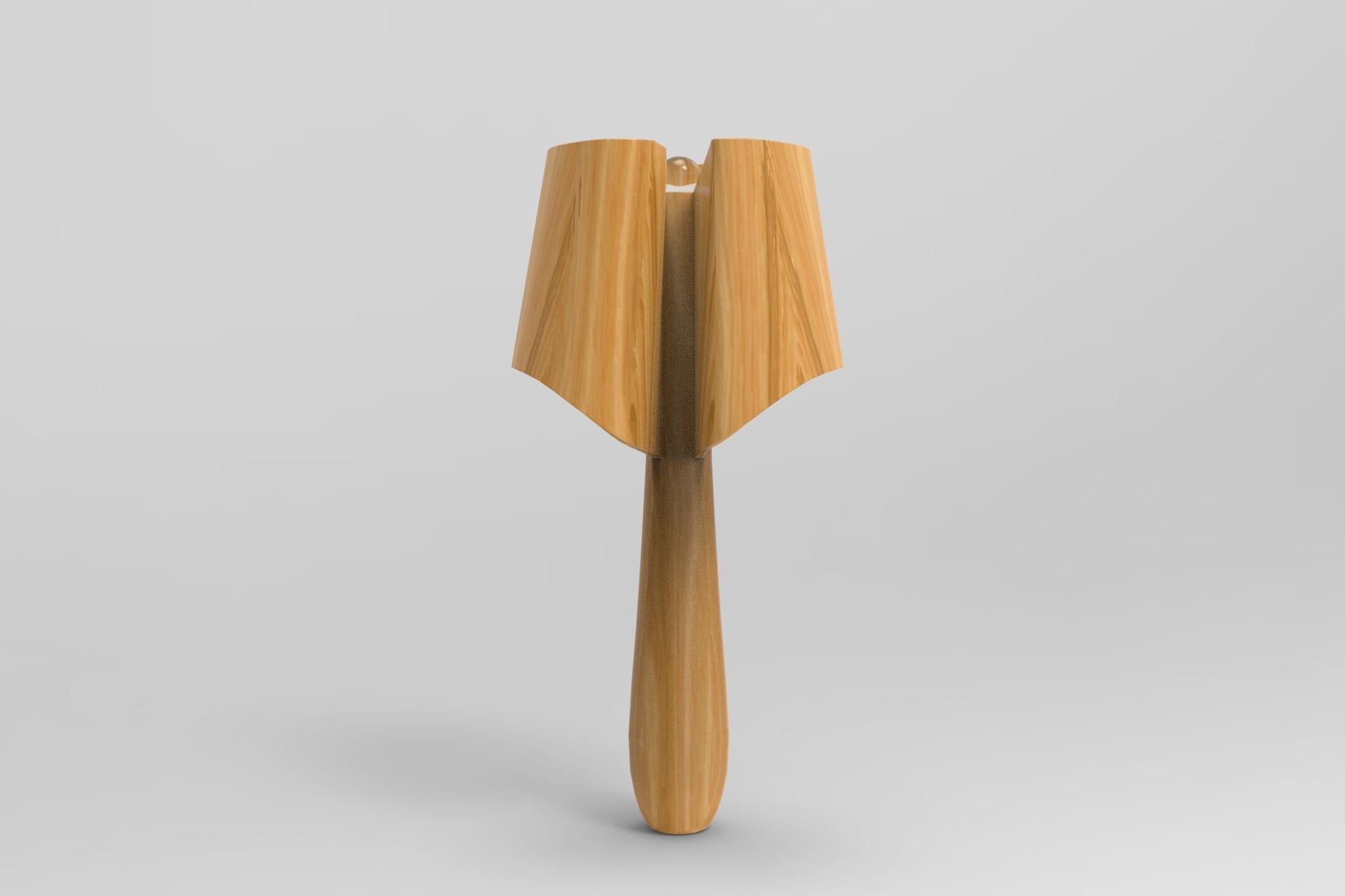 Air A Wall Light Low-poly 3D model_2