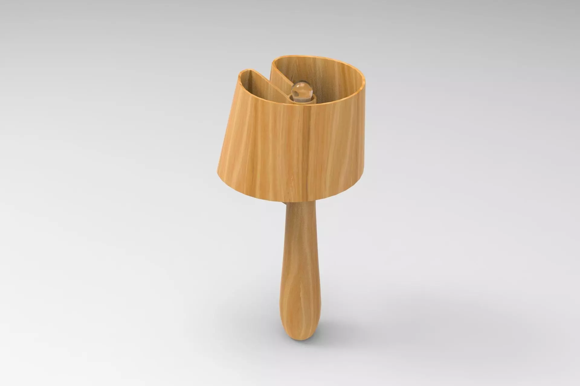 Air A Wall Light Low-poly 3D model_0