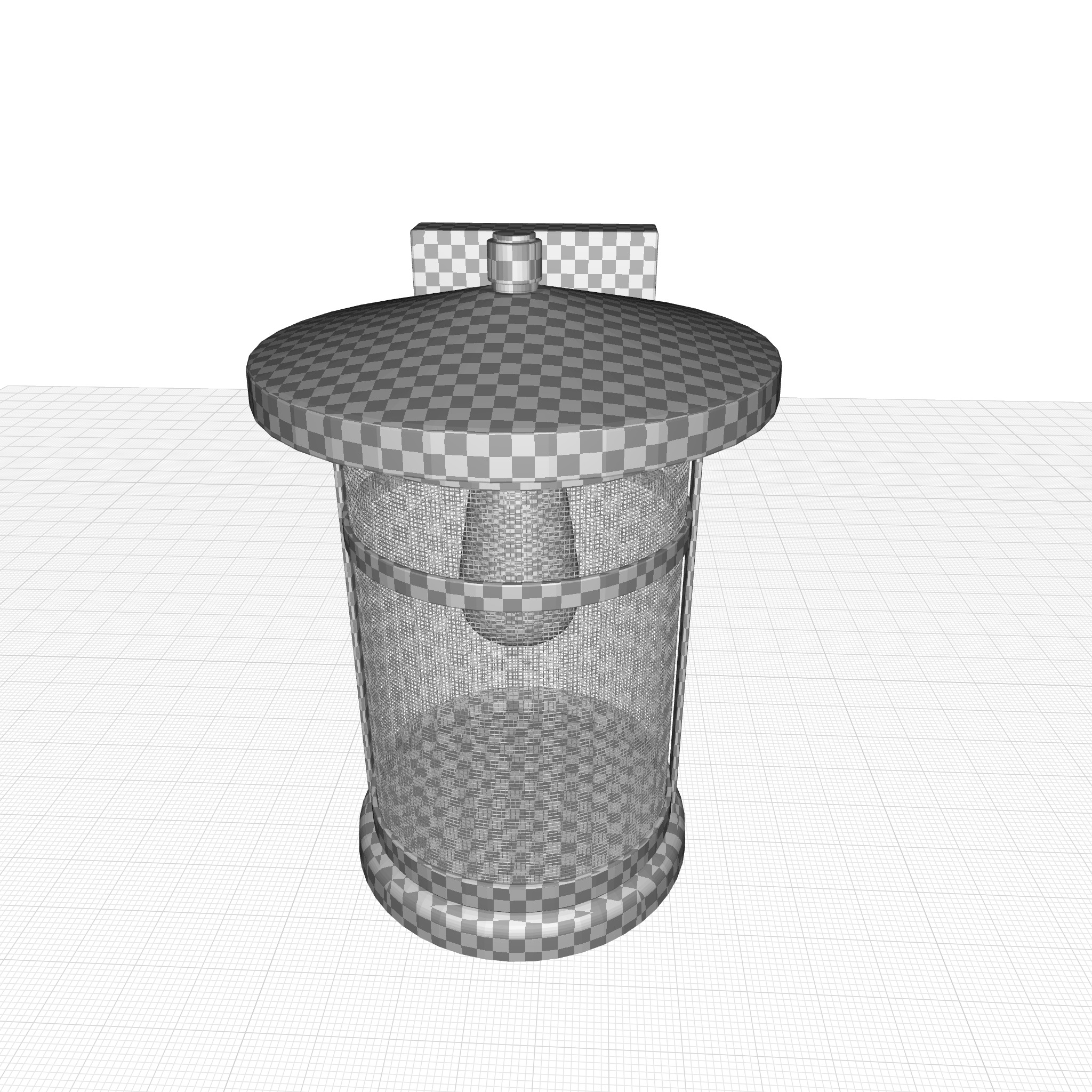 Outdoor Wall Lantern 3D model_3