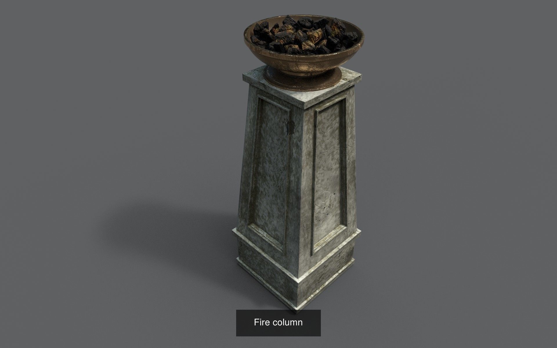 Fire Column Texture Pack 3D Model Collection_1