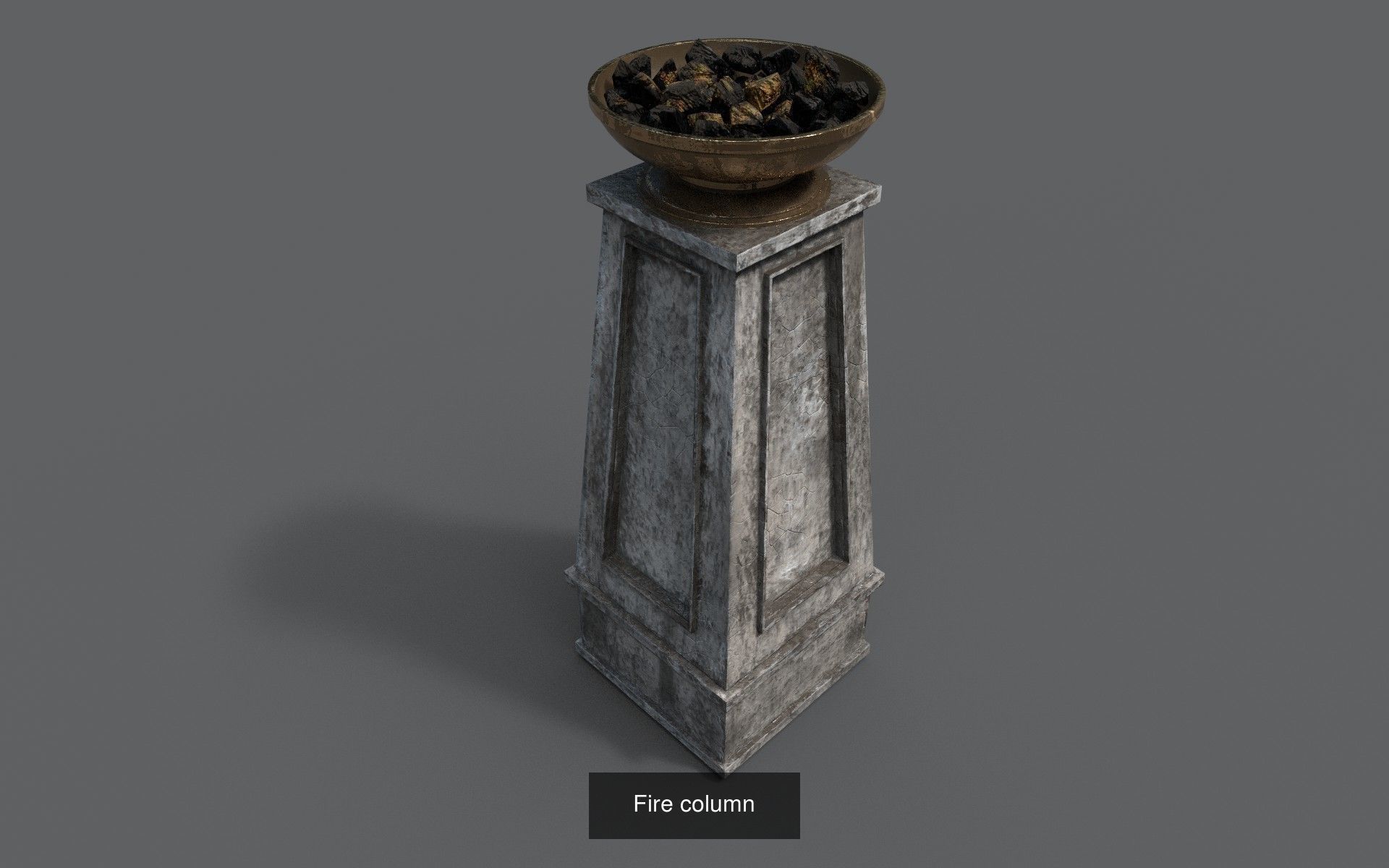 Fire Column Texture Pack 3D Model Collection_3