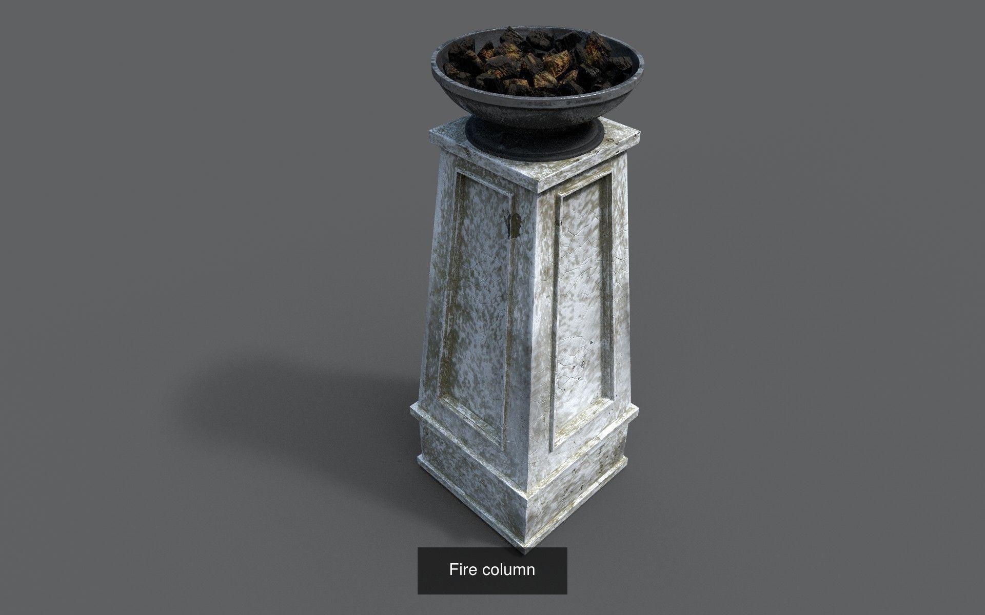 Fire Column Texture Pack 3D Model Collection_6