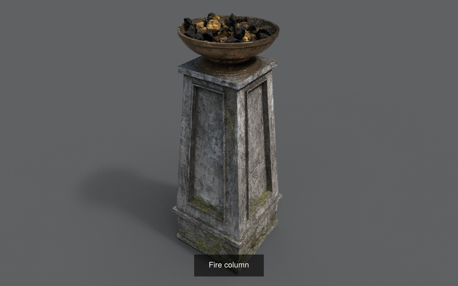 Fire Column Texture Pack 3D Model Collection_4