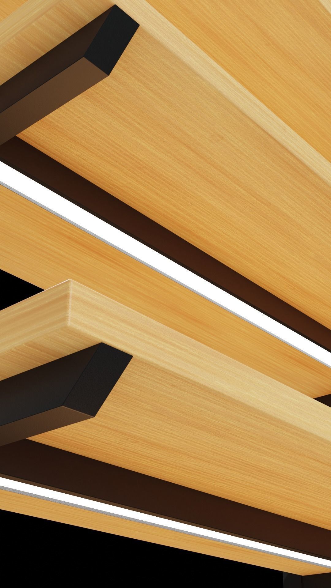 Klasika Shop Shelf Side set of 4 3D model_13