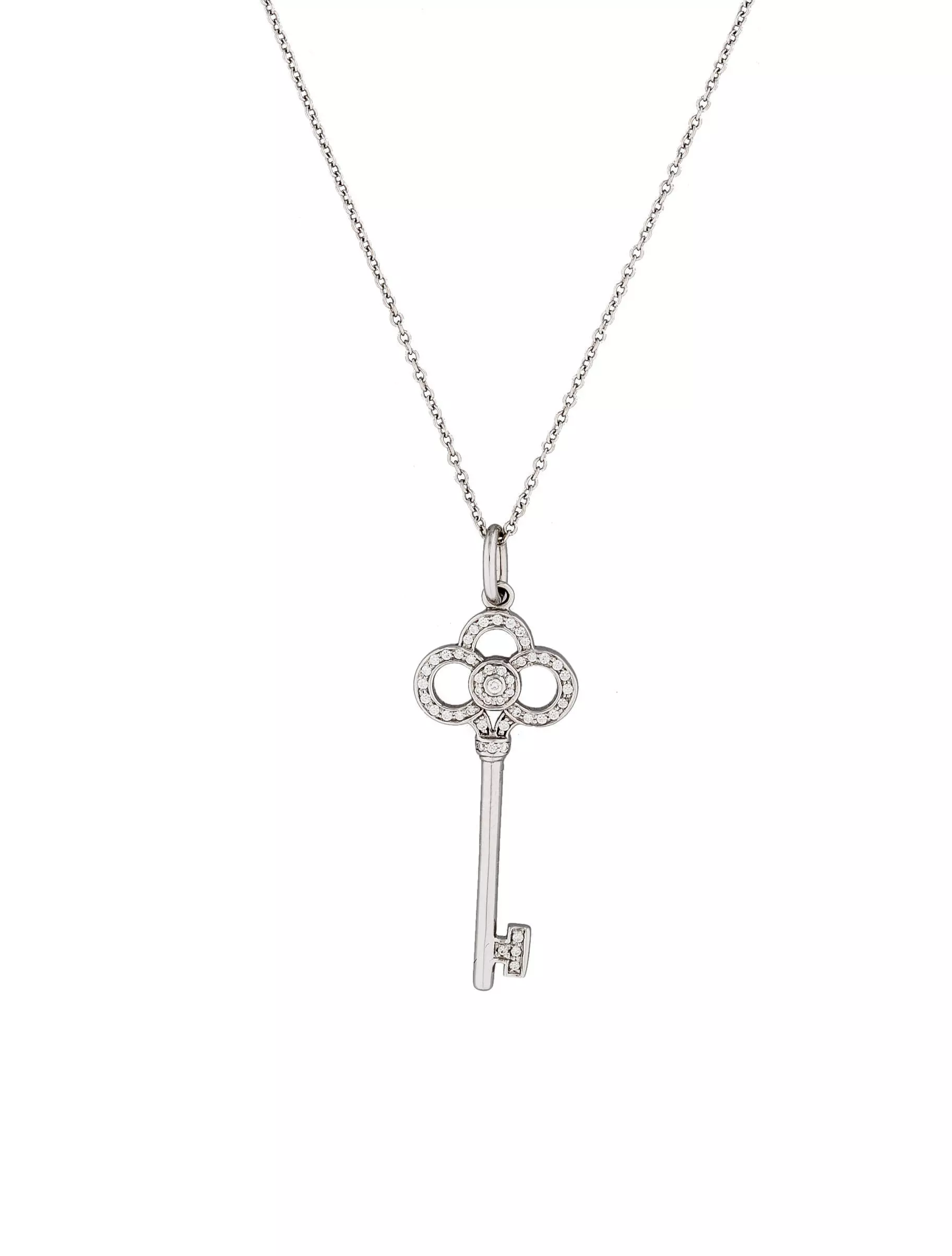 TK-010 key necklace with diamonds 3D print model_0