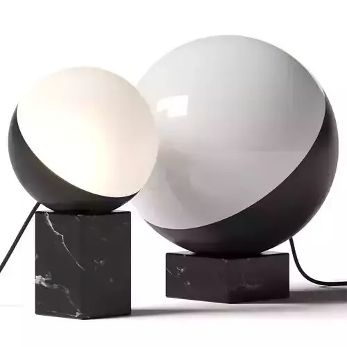 Milan Iluminacion Half Table Lamp 3D model