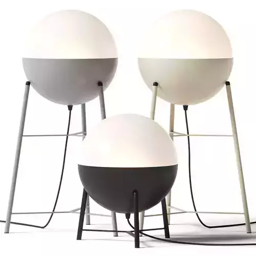 Milan Iluminacion Half Table Lamp 3D model