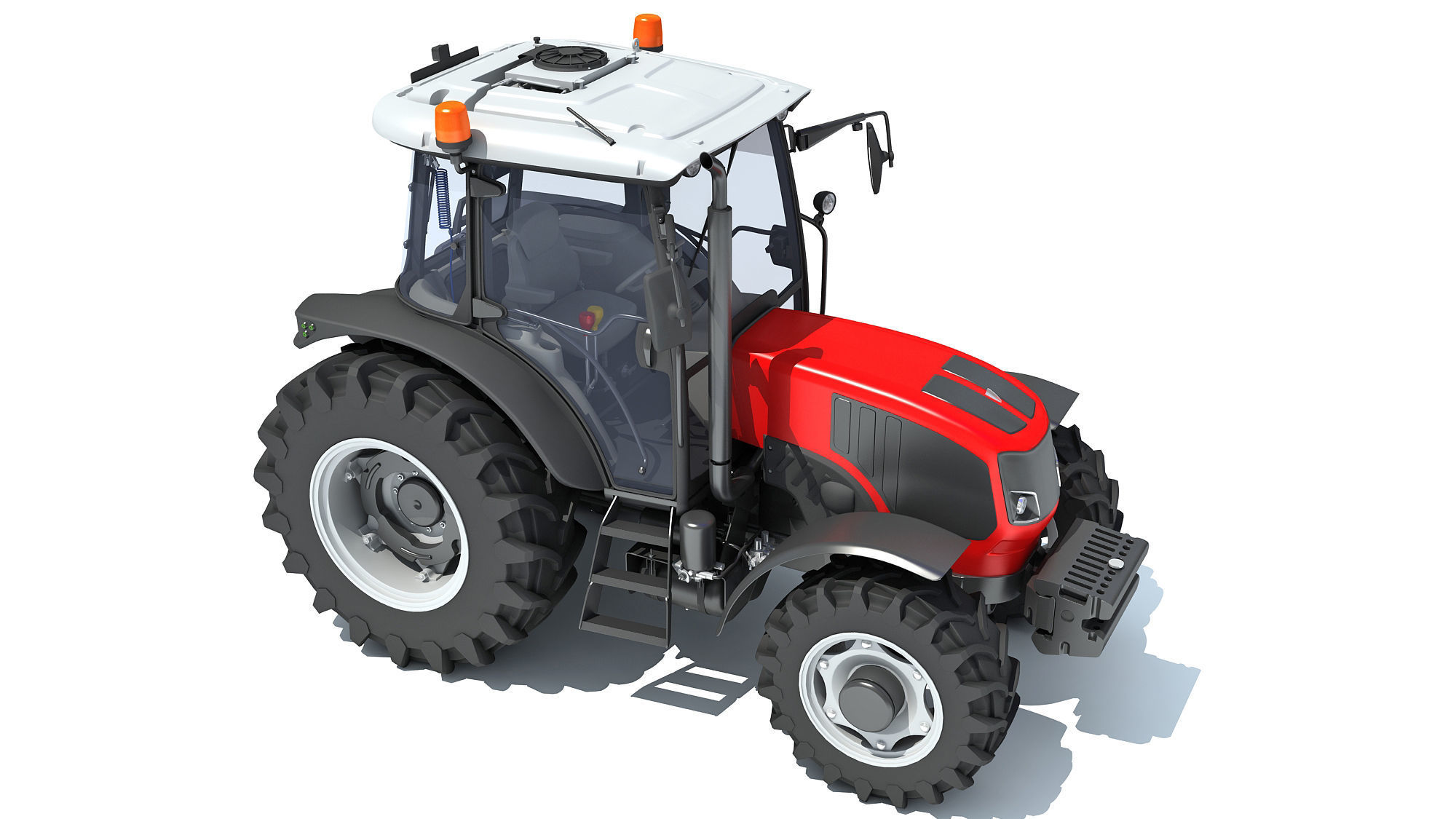 Ursus Tractor 3D model_8