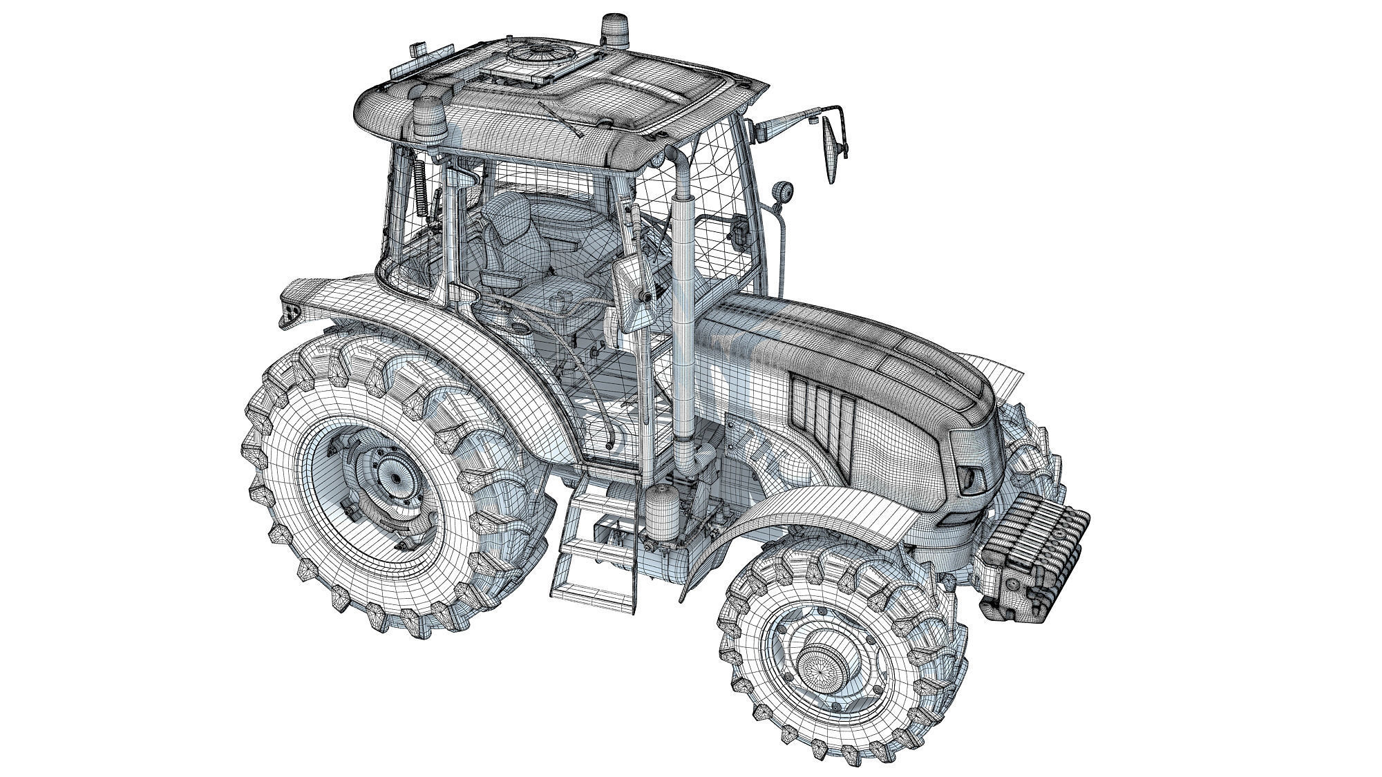 Ursus Tractor 3D model_20