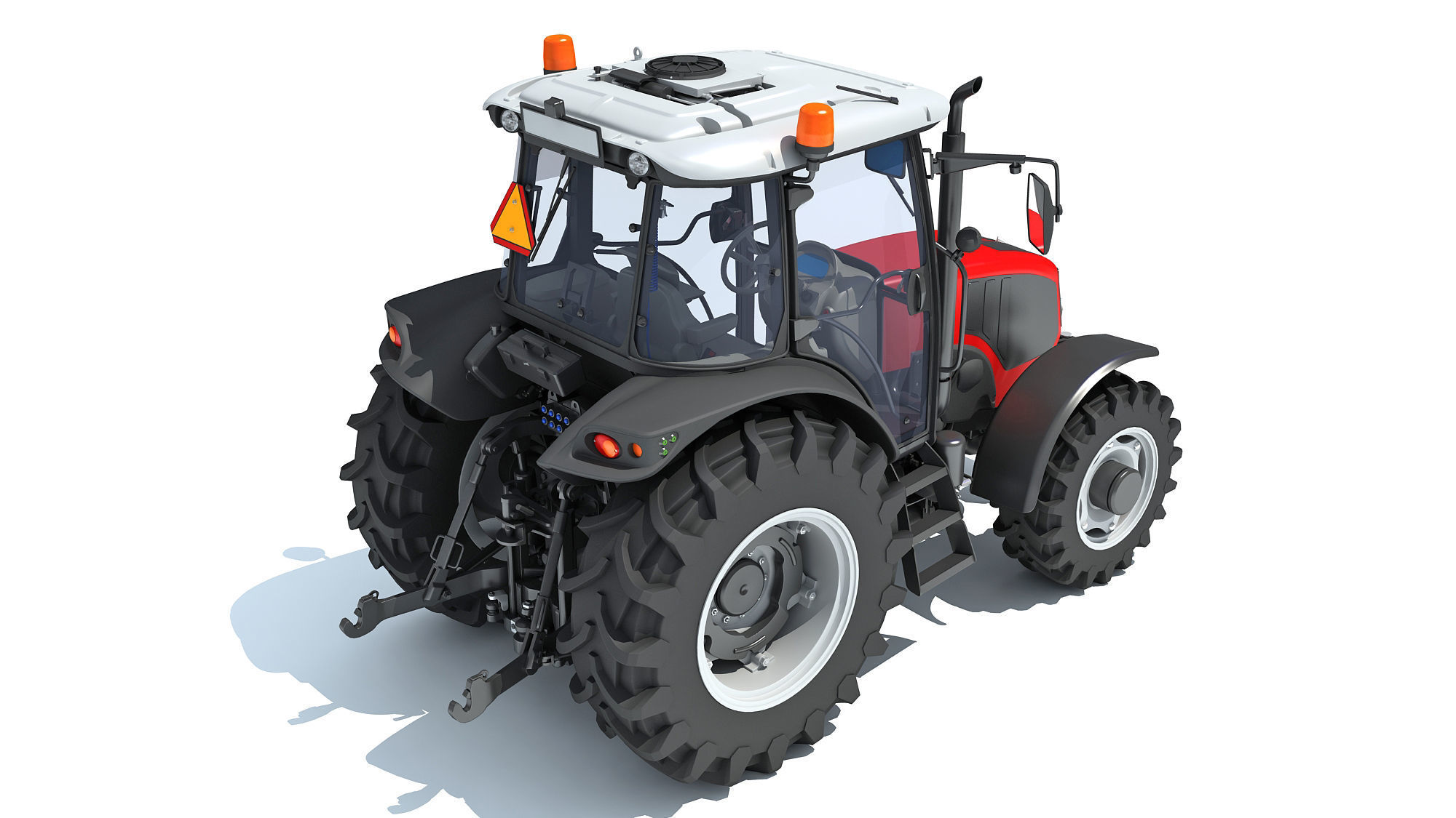 Ursus Tractor 3D model_5
