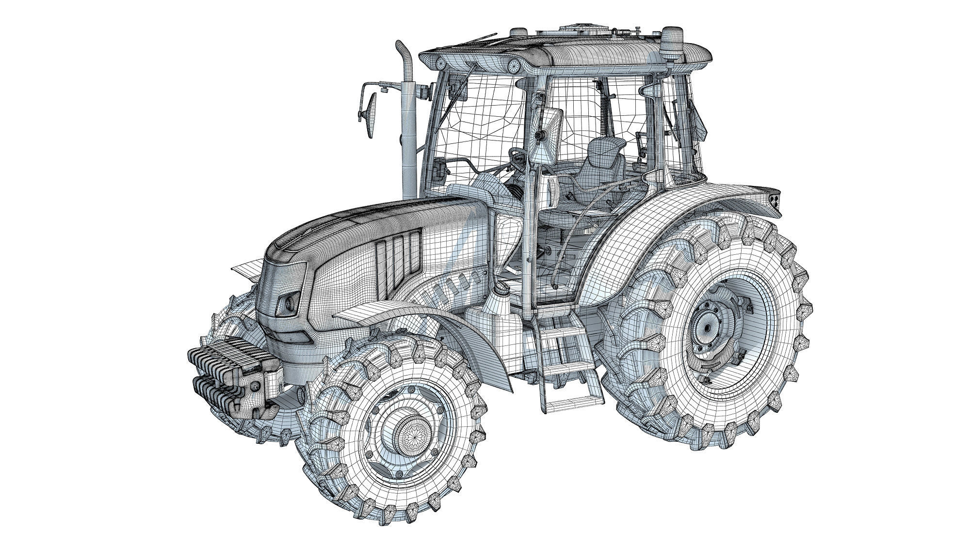 Ursus Tractor 3D model_17