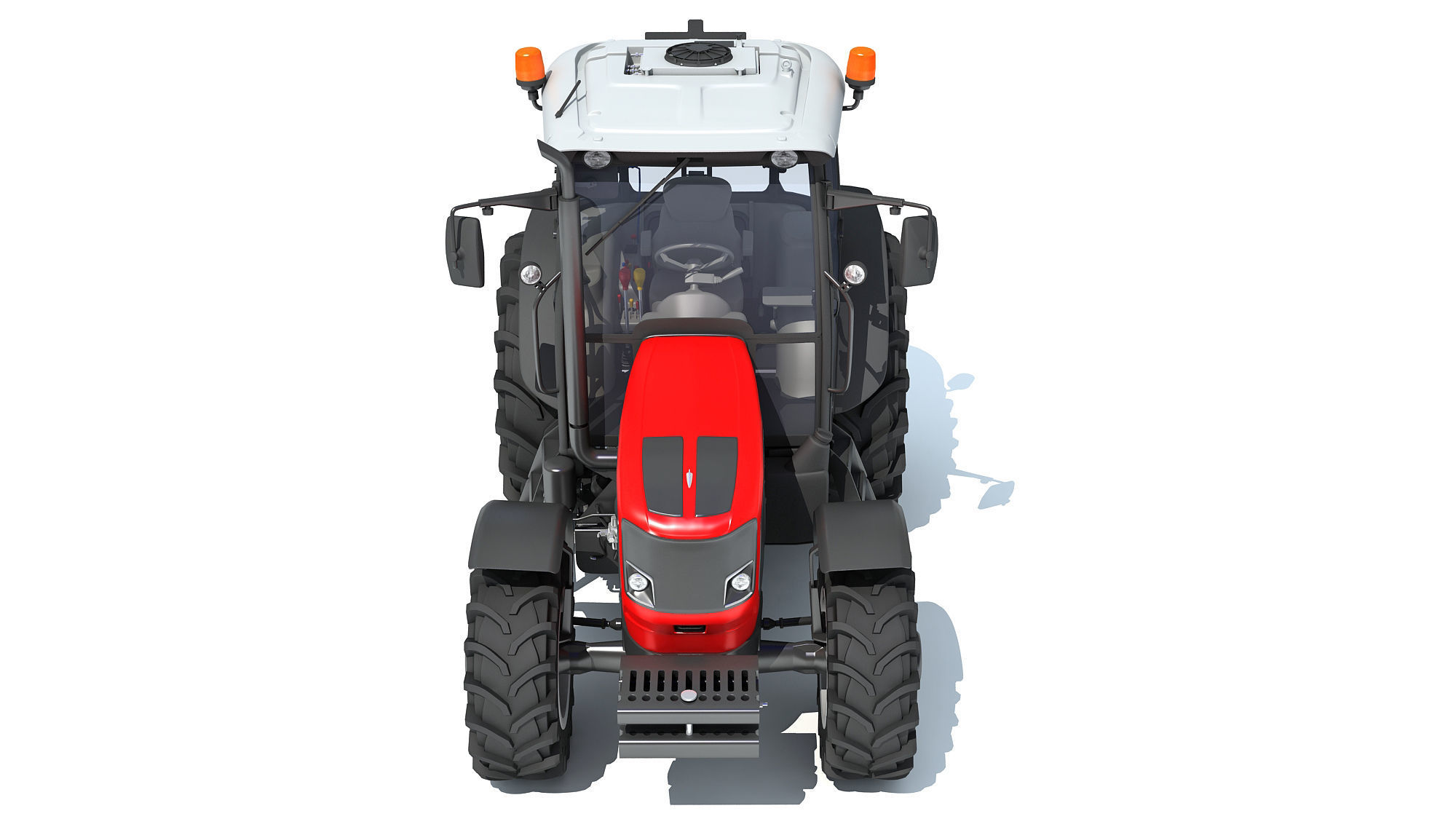 Ursus Tractor 3D model_12