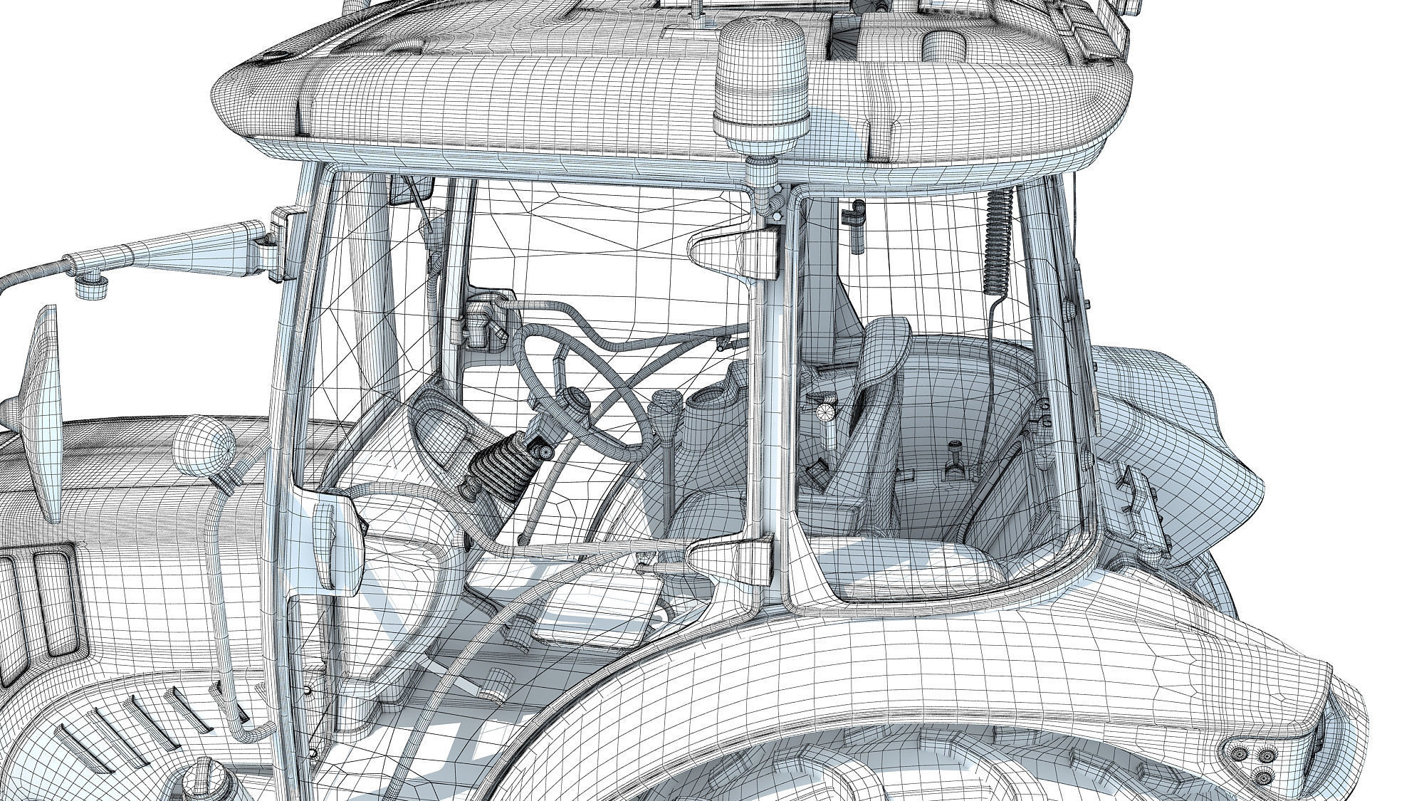 Ursus Tractor 3D model_21