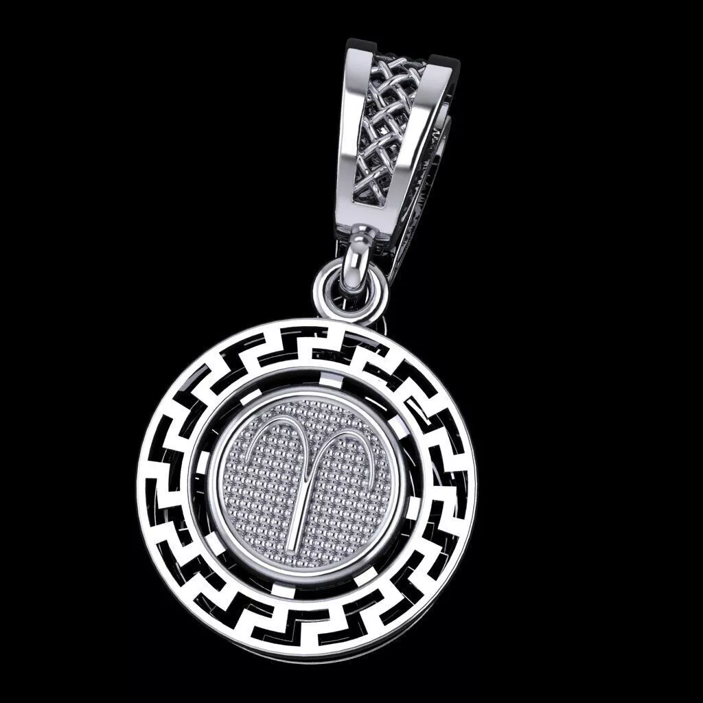 Zodiac Aries pendant Free 3D print model