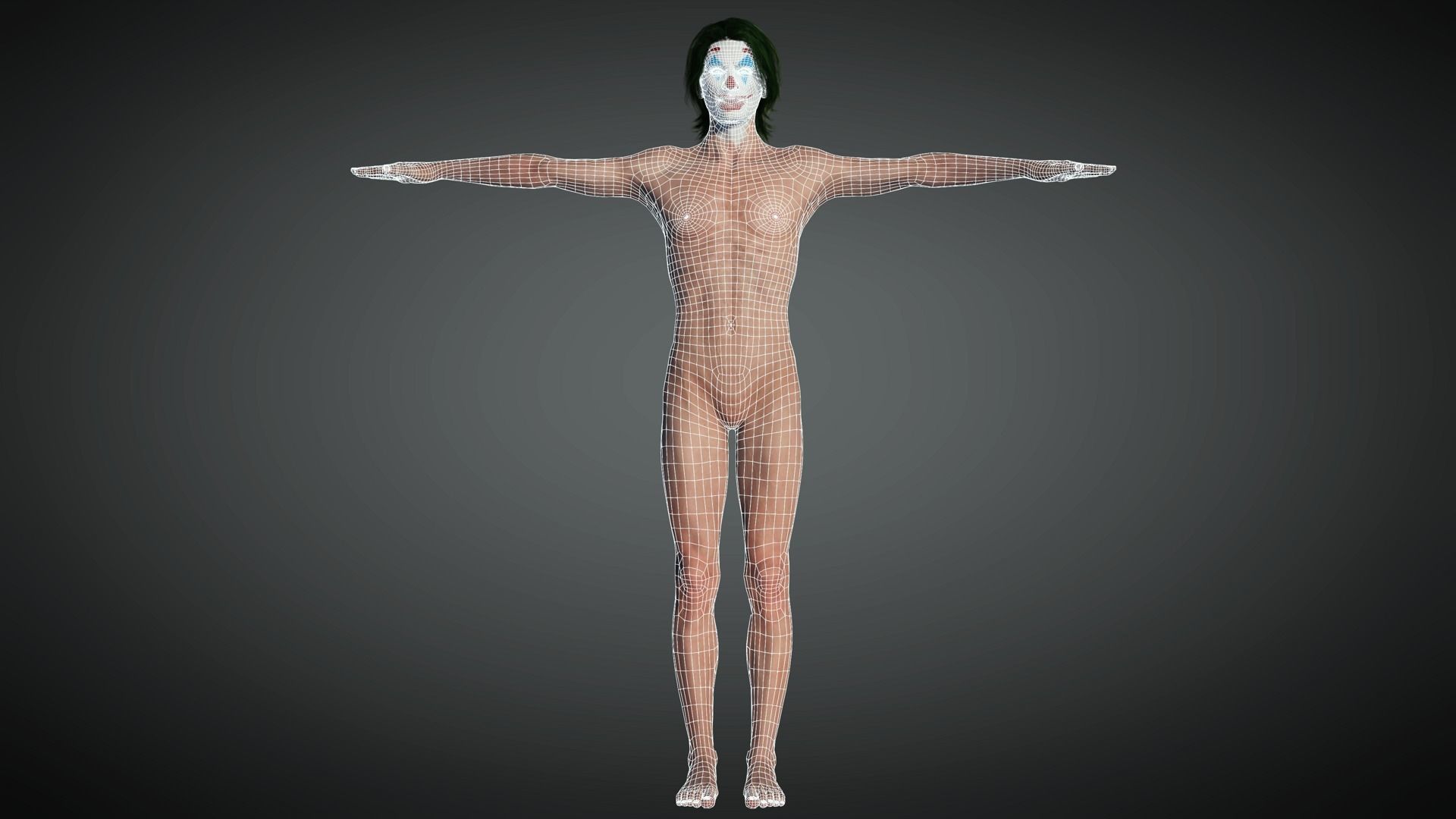 AAA Comics Character 03 The Joker Low-poly 3D model_13