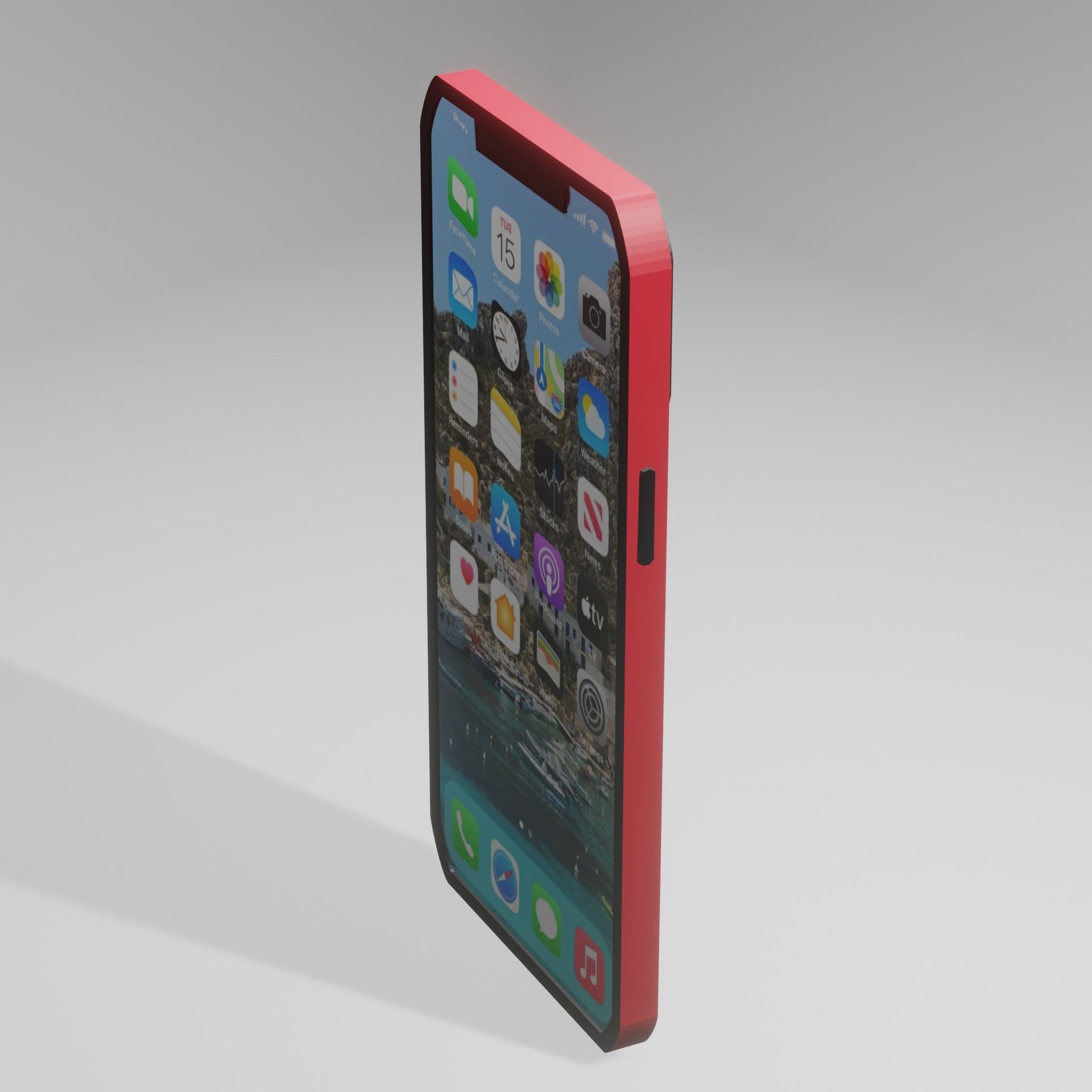 Apple Phone 3D model_21