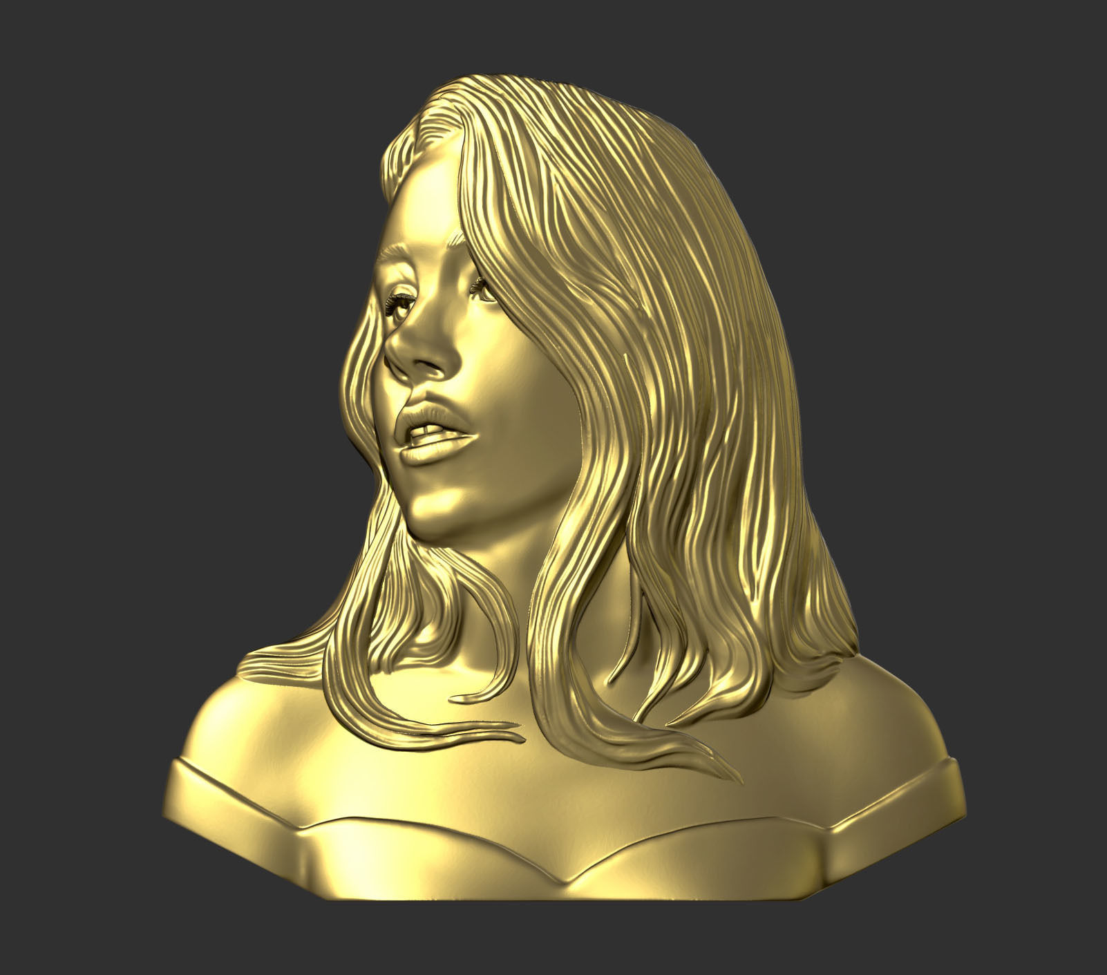 Lana Del Rey 3D print model_3