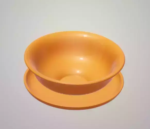 Soup Bowl with bottom plate