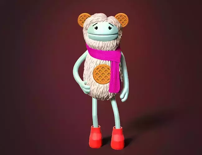 Waffles from Waffles and Mochi 3D print model