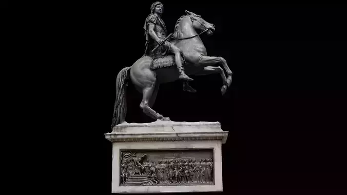 King of France Louis XIV with 2 LOD