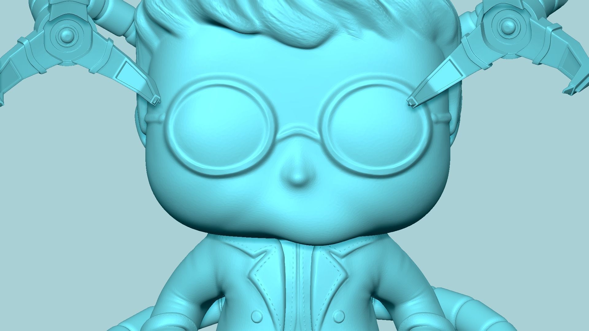Doctor Octopus - Spider Man - Chibi Funko Style 3D print model_6