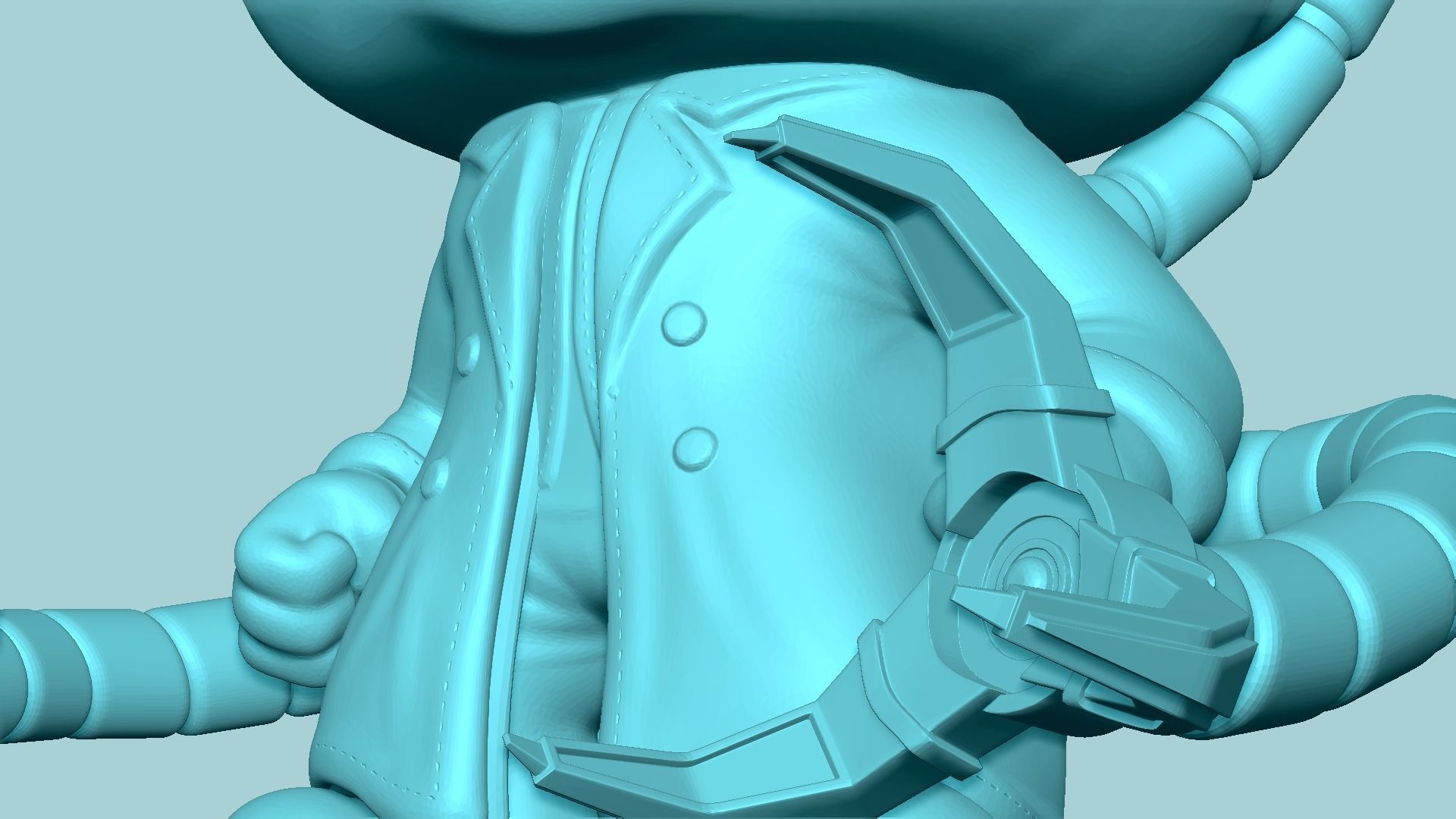 Doctor Octopus - Spider Man - Chibi Funko Style 3D print model_8