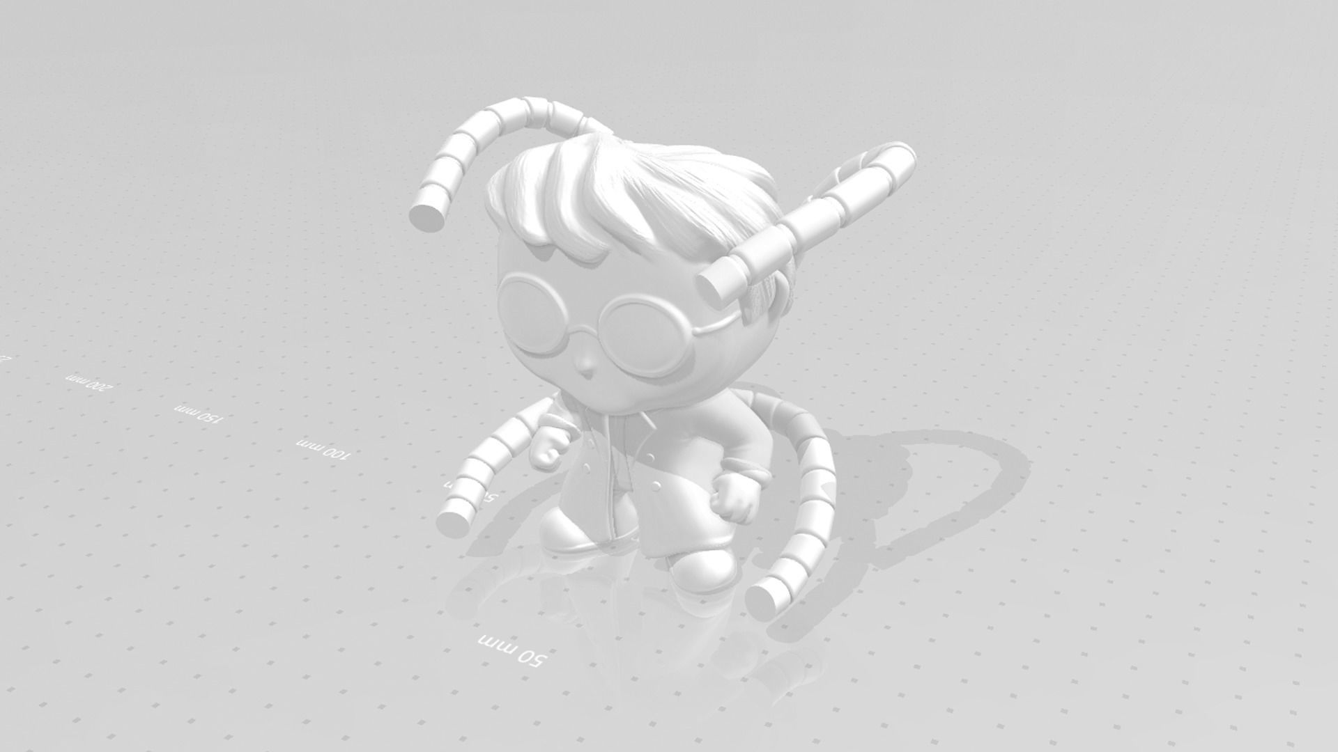 Doctor Octopus - Spider Man - Chibi Funko Style 3D print model_17