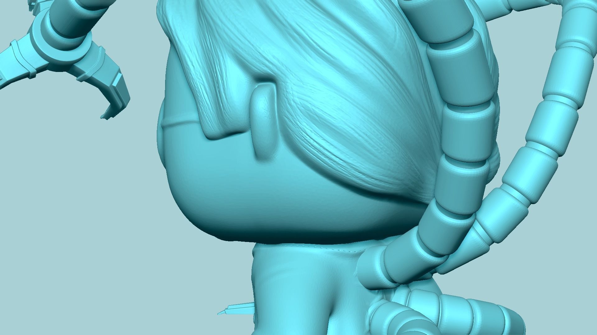 Doctor Octopus - Spider Man - Chibi Funko Style 3D print model_7