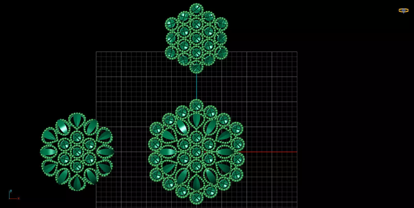 Pendant Set 13 3D print model_0