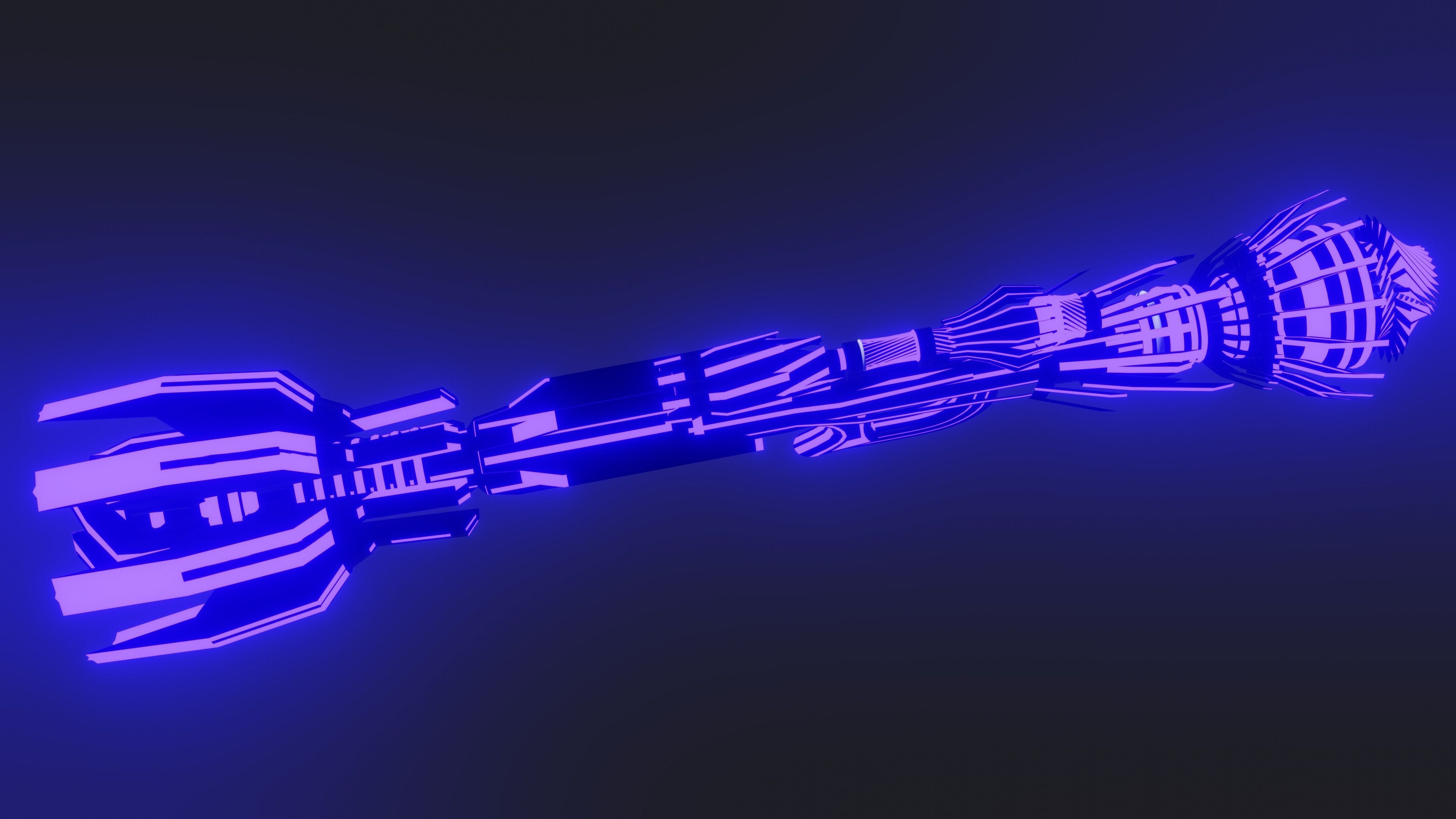 sciencefction cannon  3D model_6