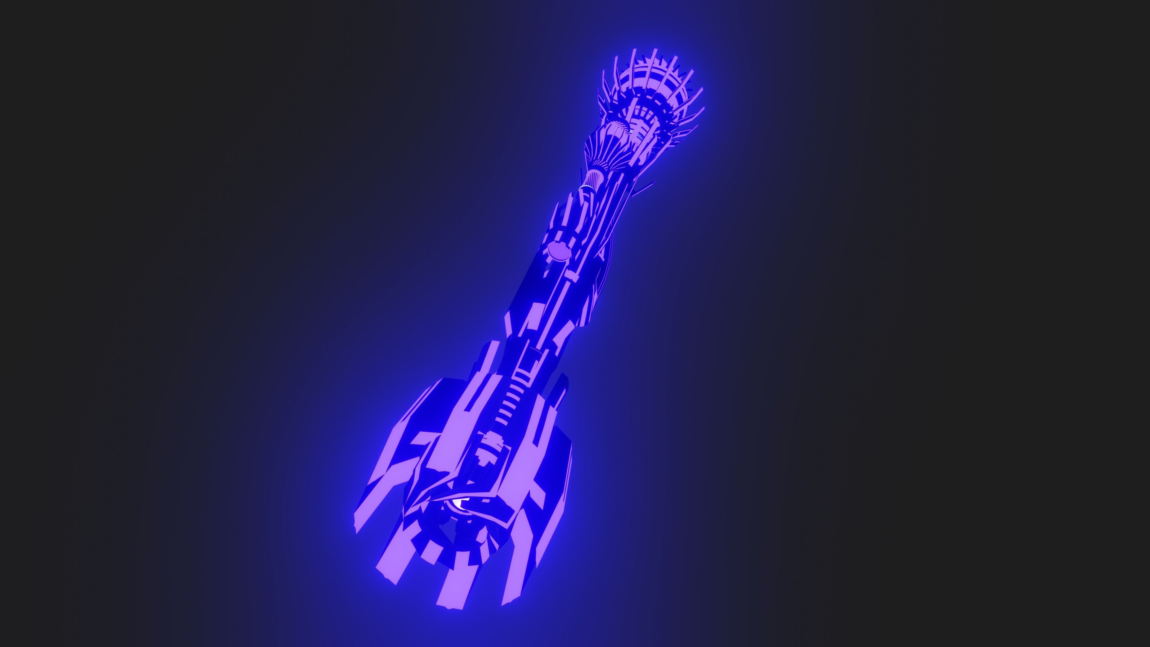 sciencefction cannon  3D model_3