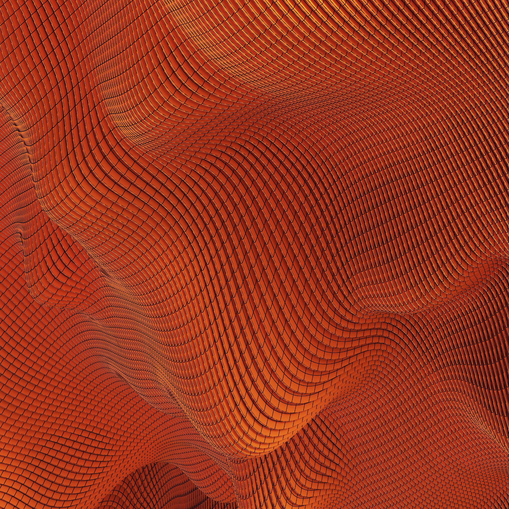 Parametric big ceiling wood n1 3D model_13