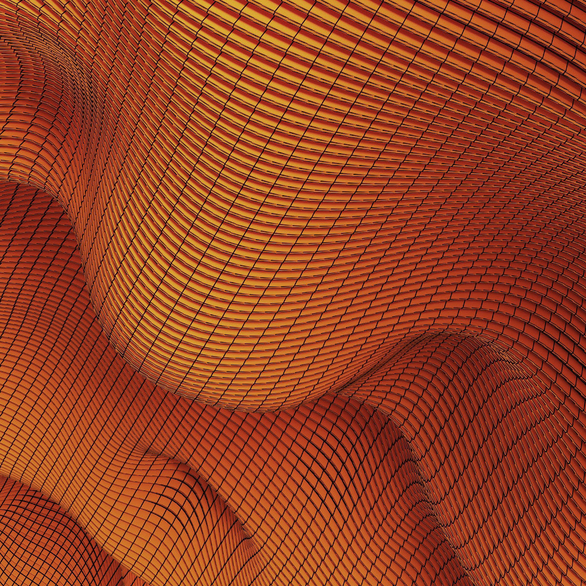 Parametric big ceiling wood n1 3D model_11