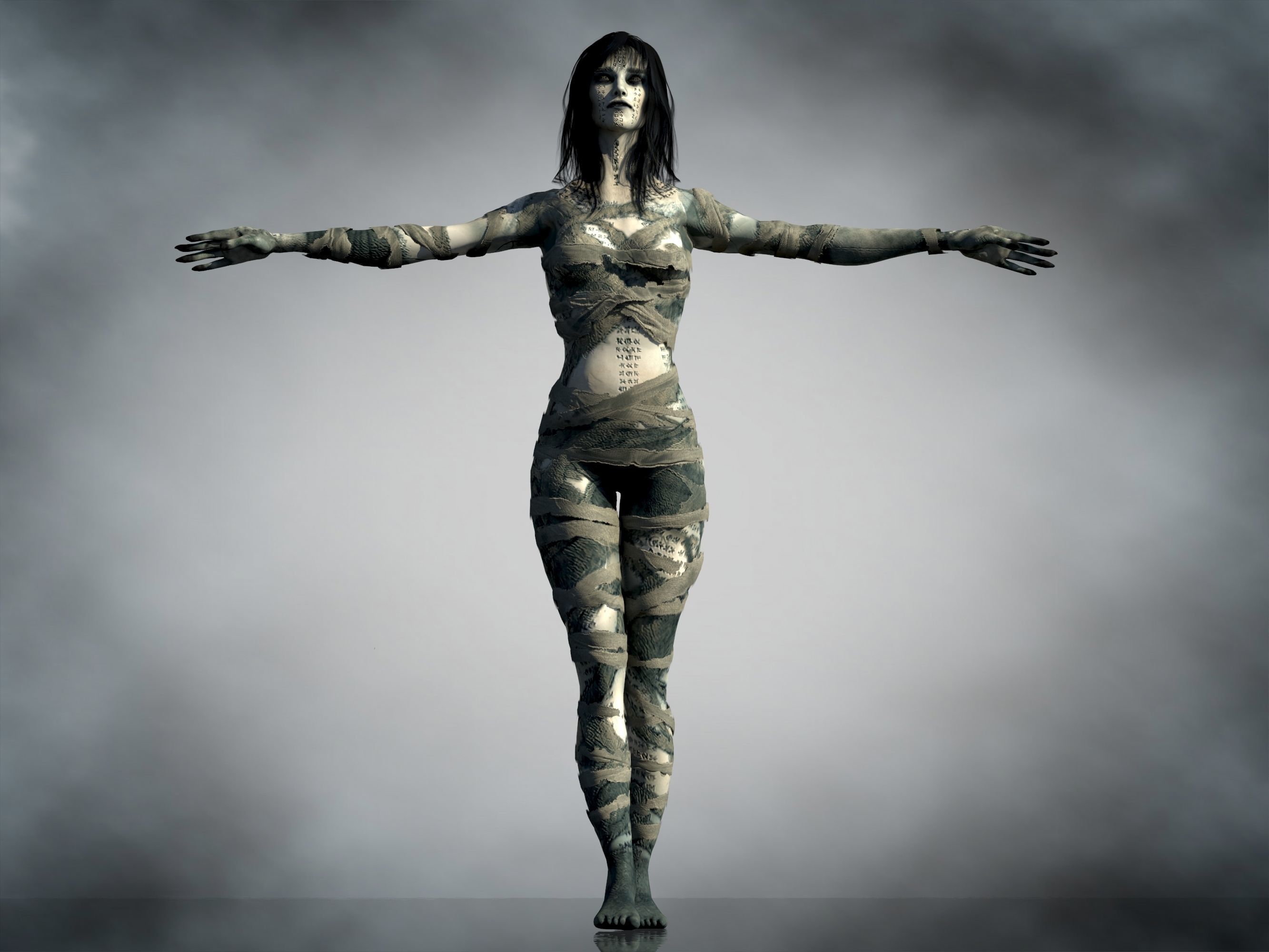 Ahmanet Low-poly 3D model_2