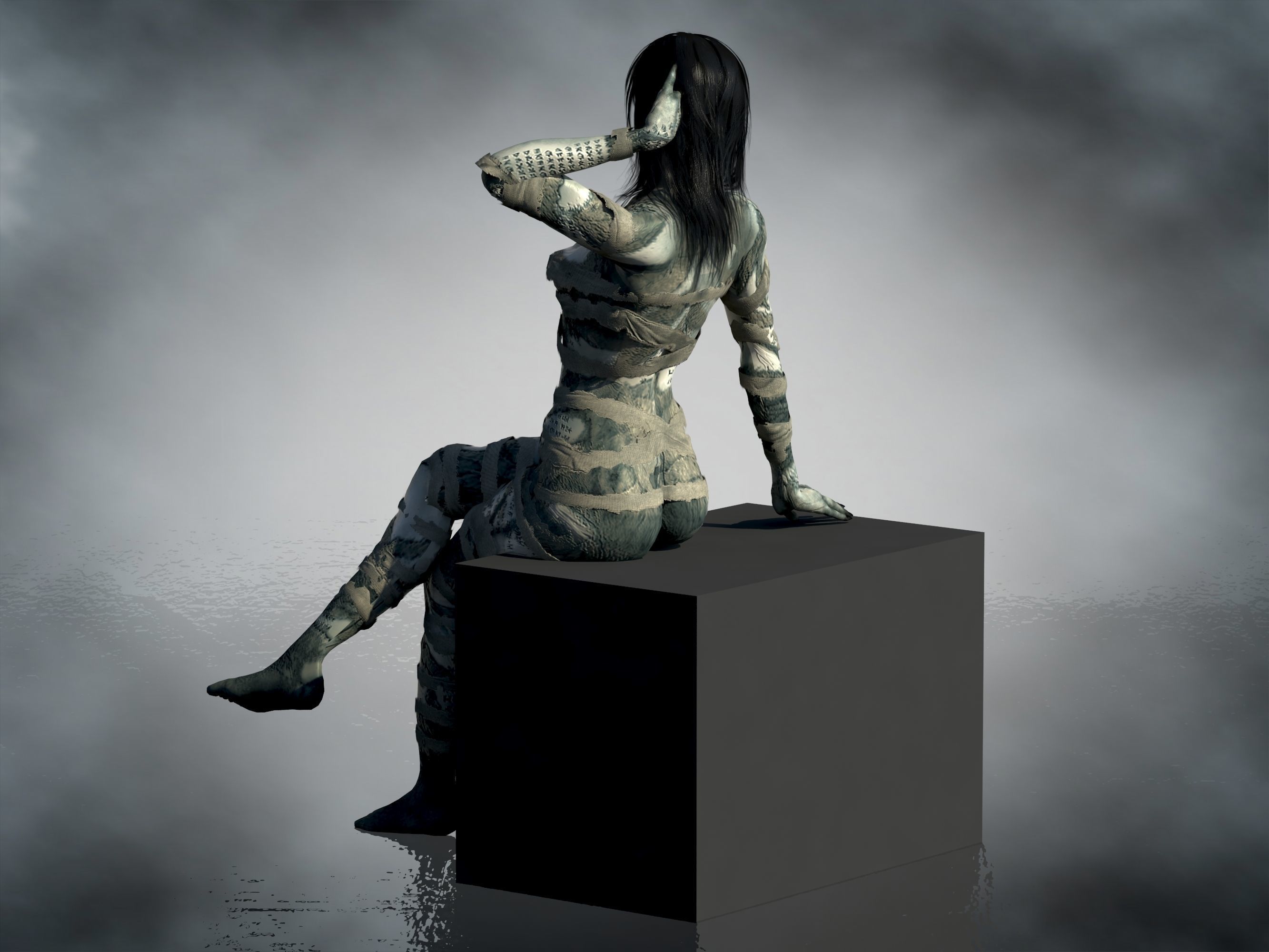 Ahmanet Low-poly 3D model_17