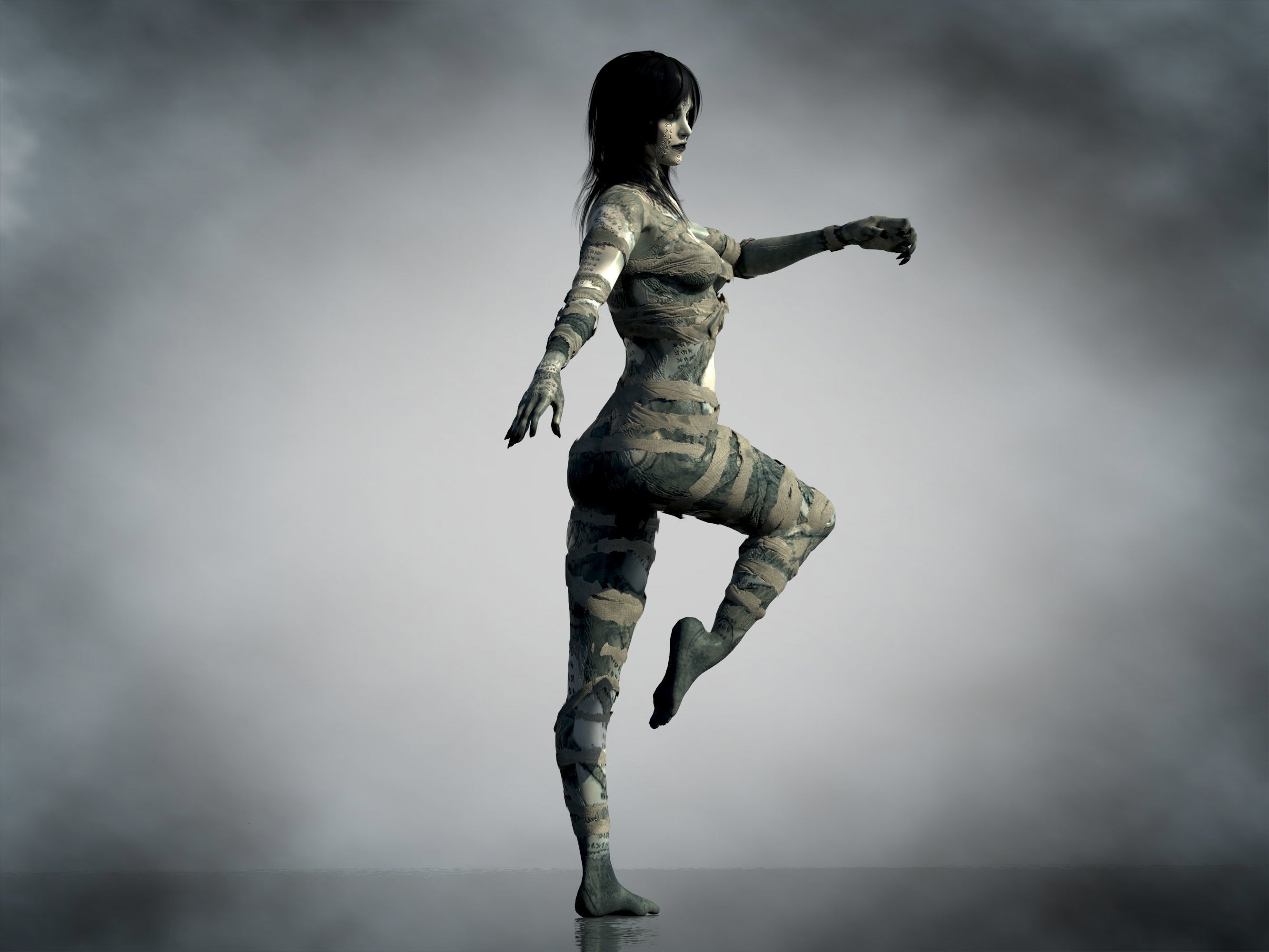 Ahmanet Low-poly 3D model_5