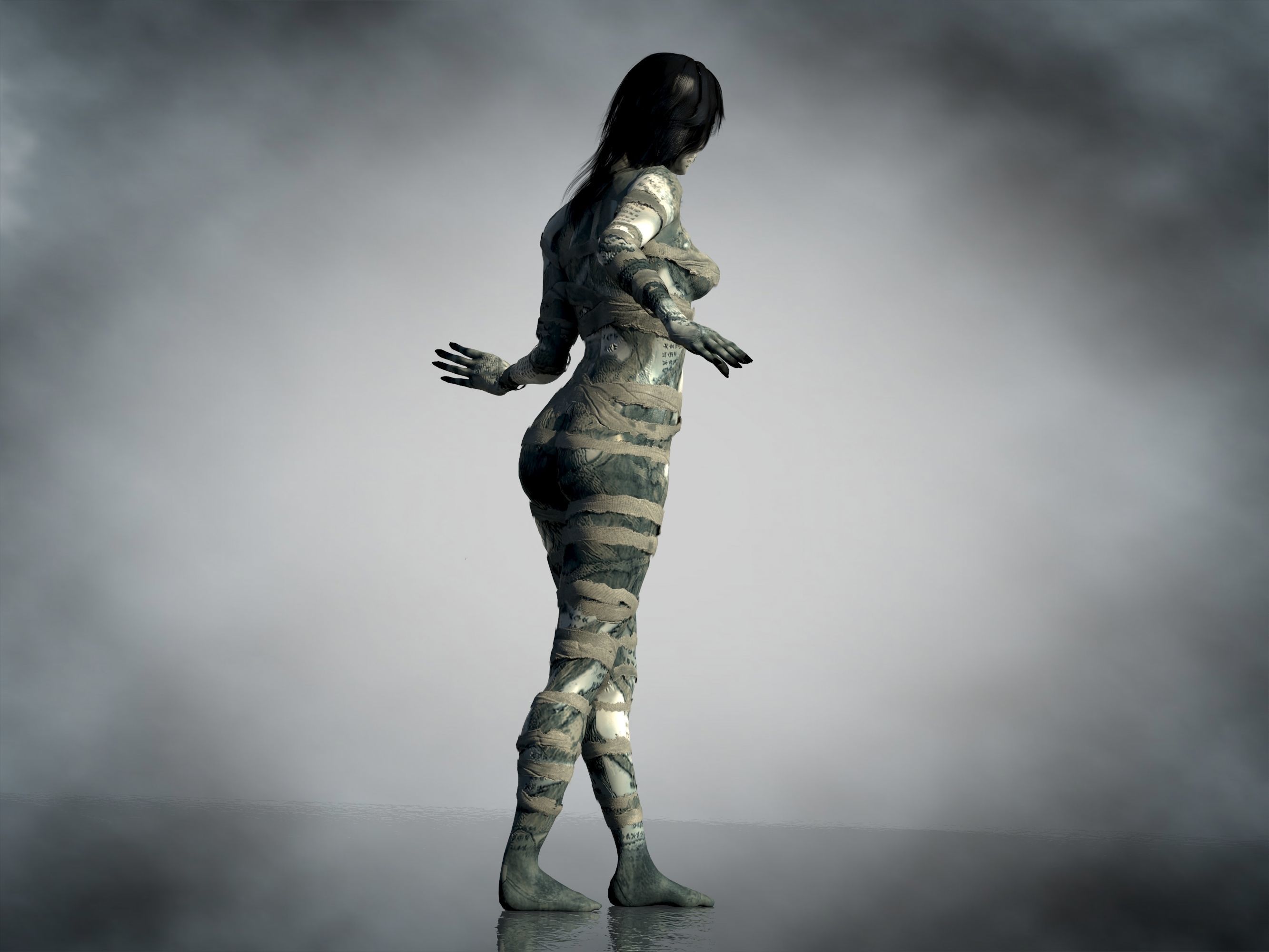 Ahmanet Low-poly 3D model_8