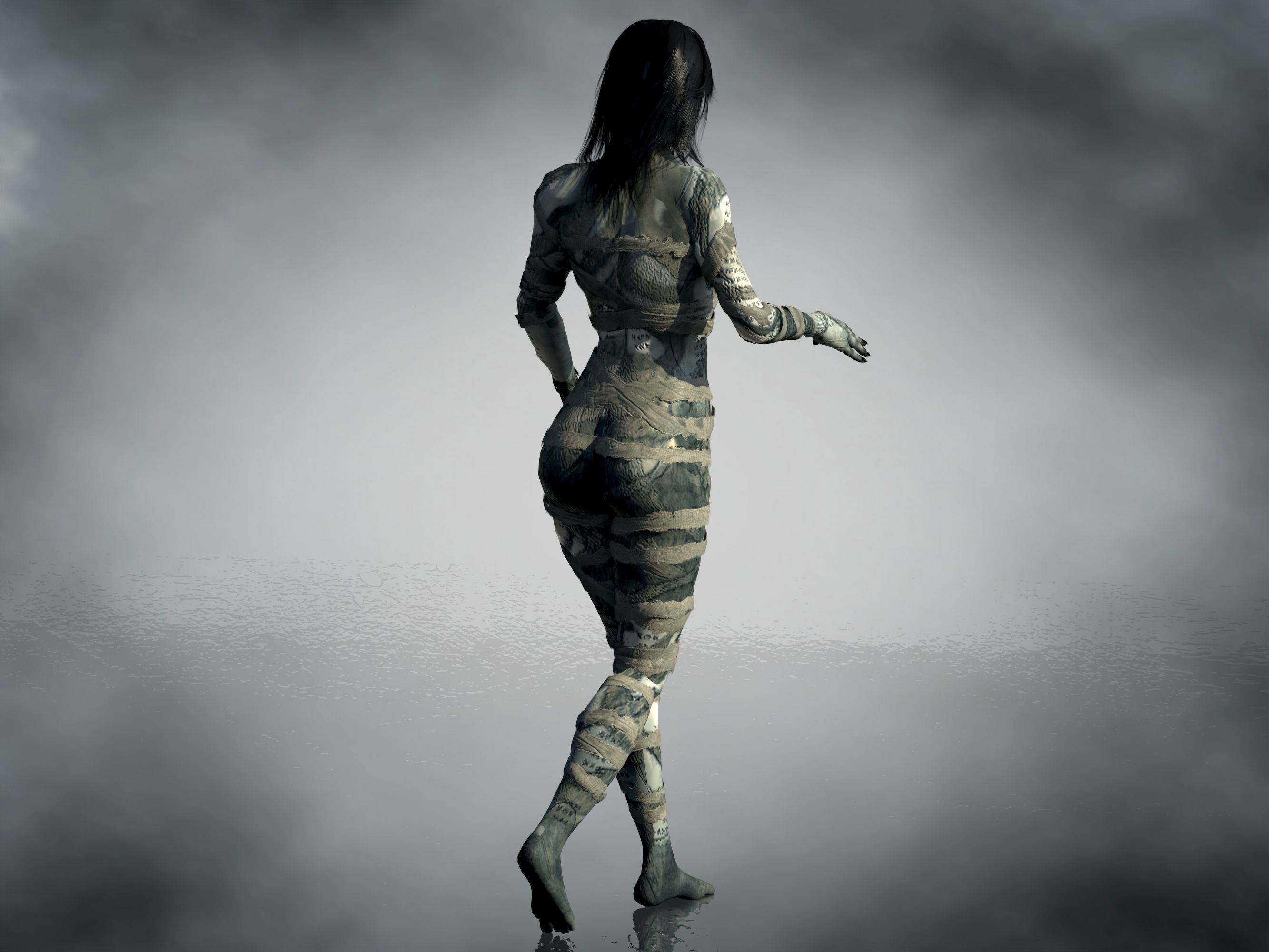 Ahmanet Low-poly 3D model_11